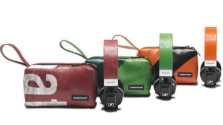 Die F703 SENNHEISER x FREITAG Modelle werden individuell im FREITAG-Stil gefertigt