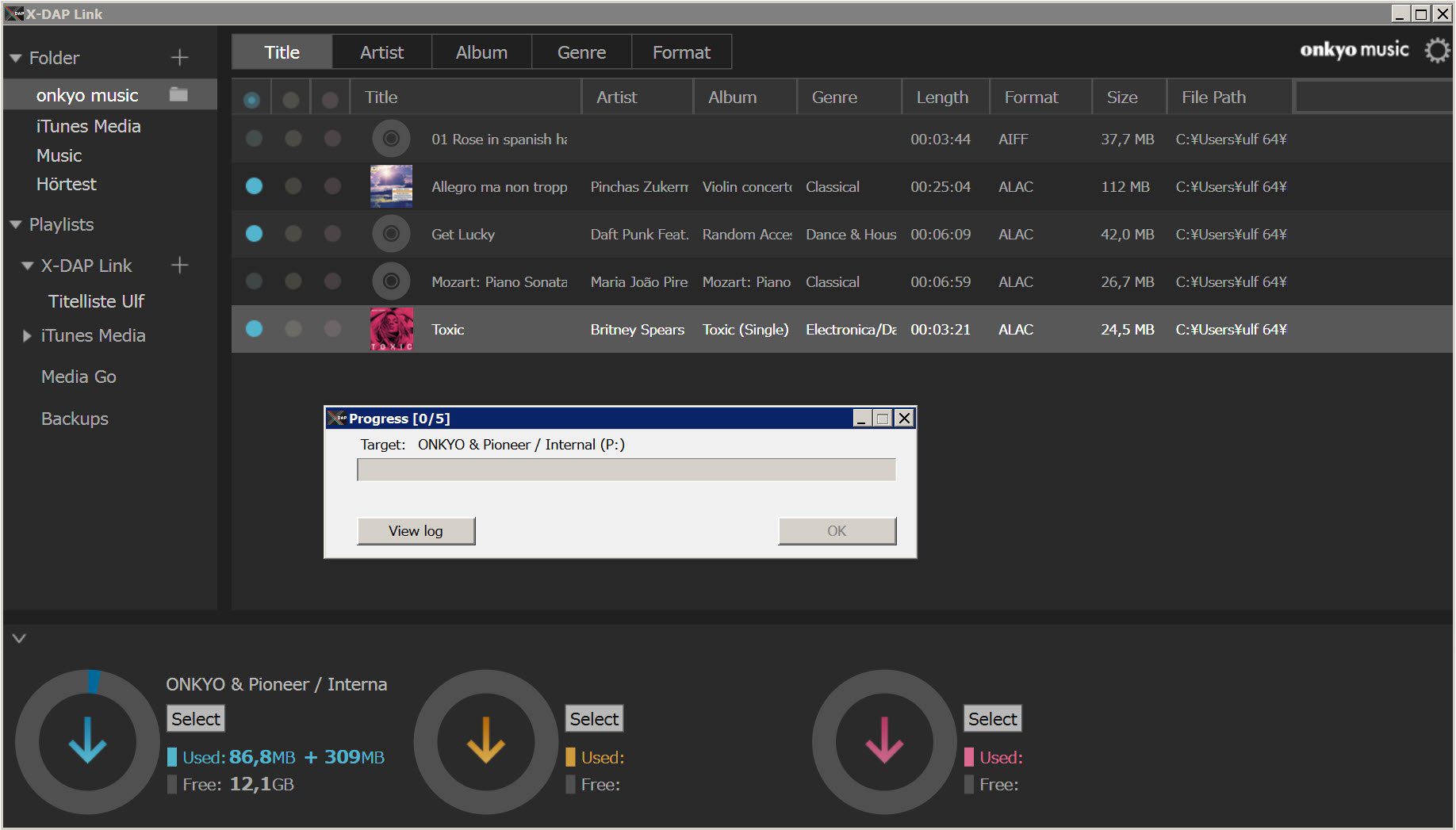 Onkyo-Software X-DAP Link