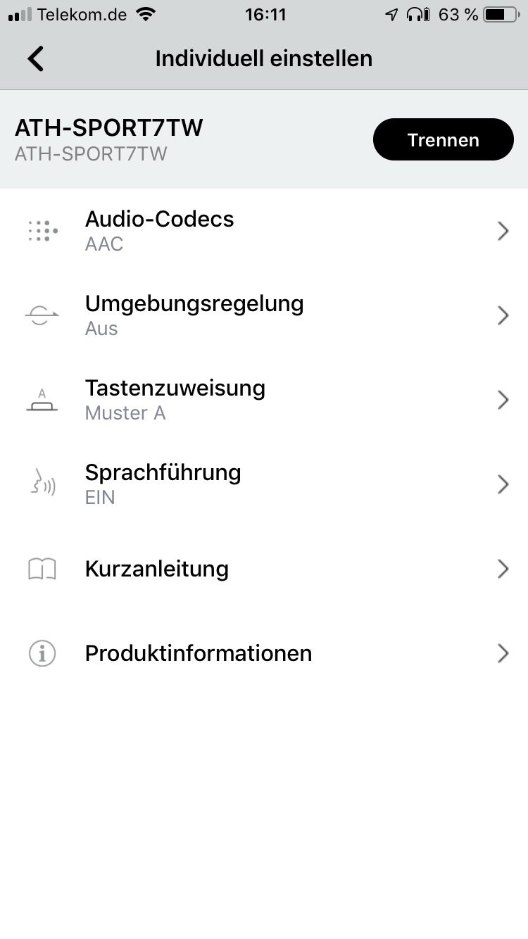 Einstellungen
