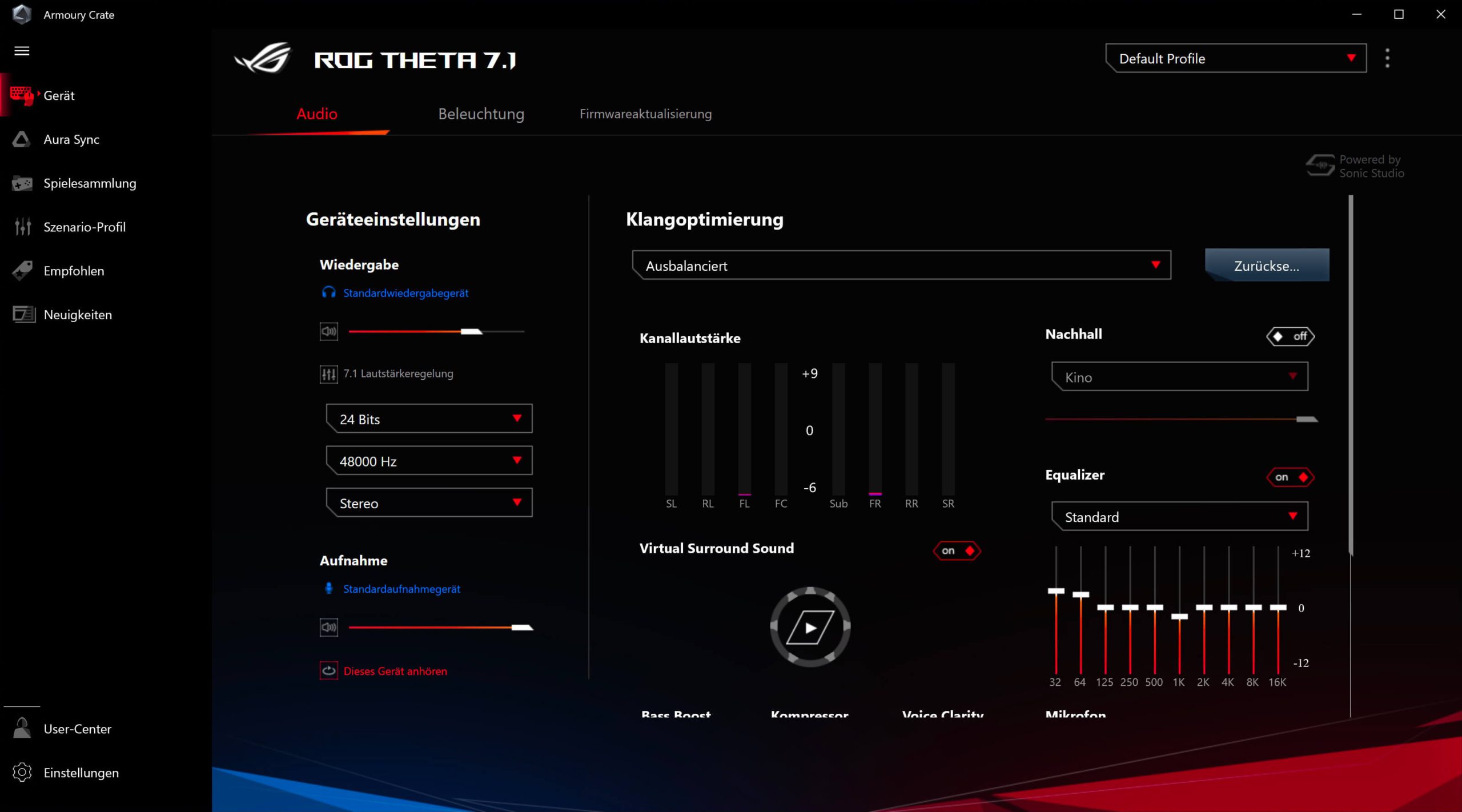 ROG Armoury Crate