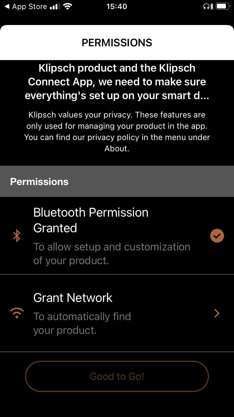 Klipsch Connect App