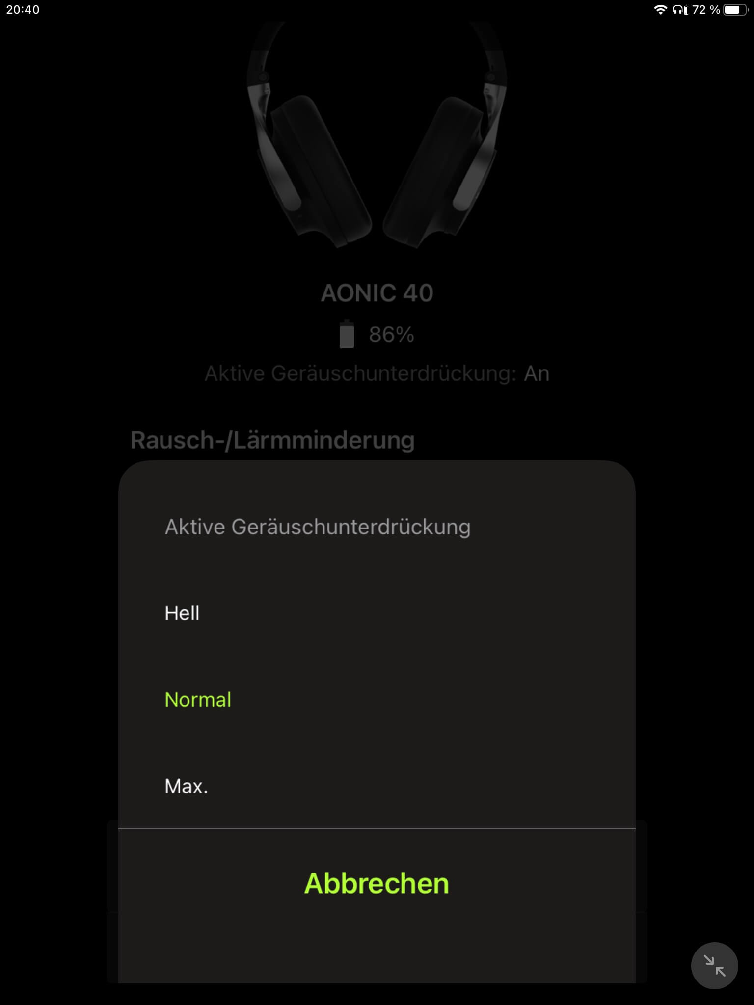 ANC-Modi_Shure Plus Play App