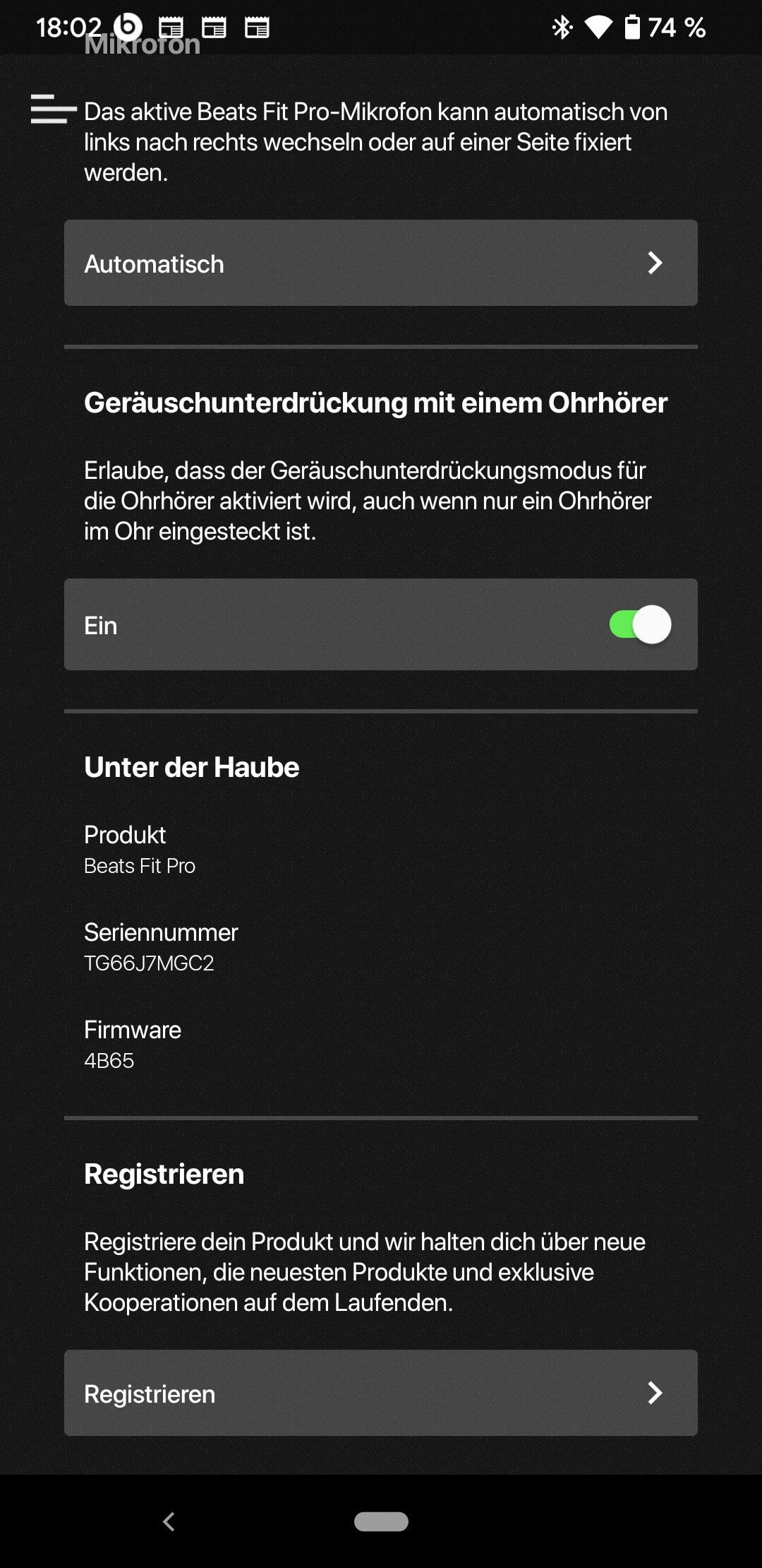 Beats Fit Pro Android 5