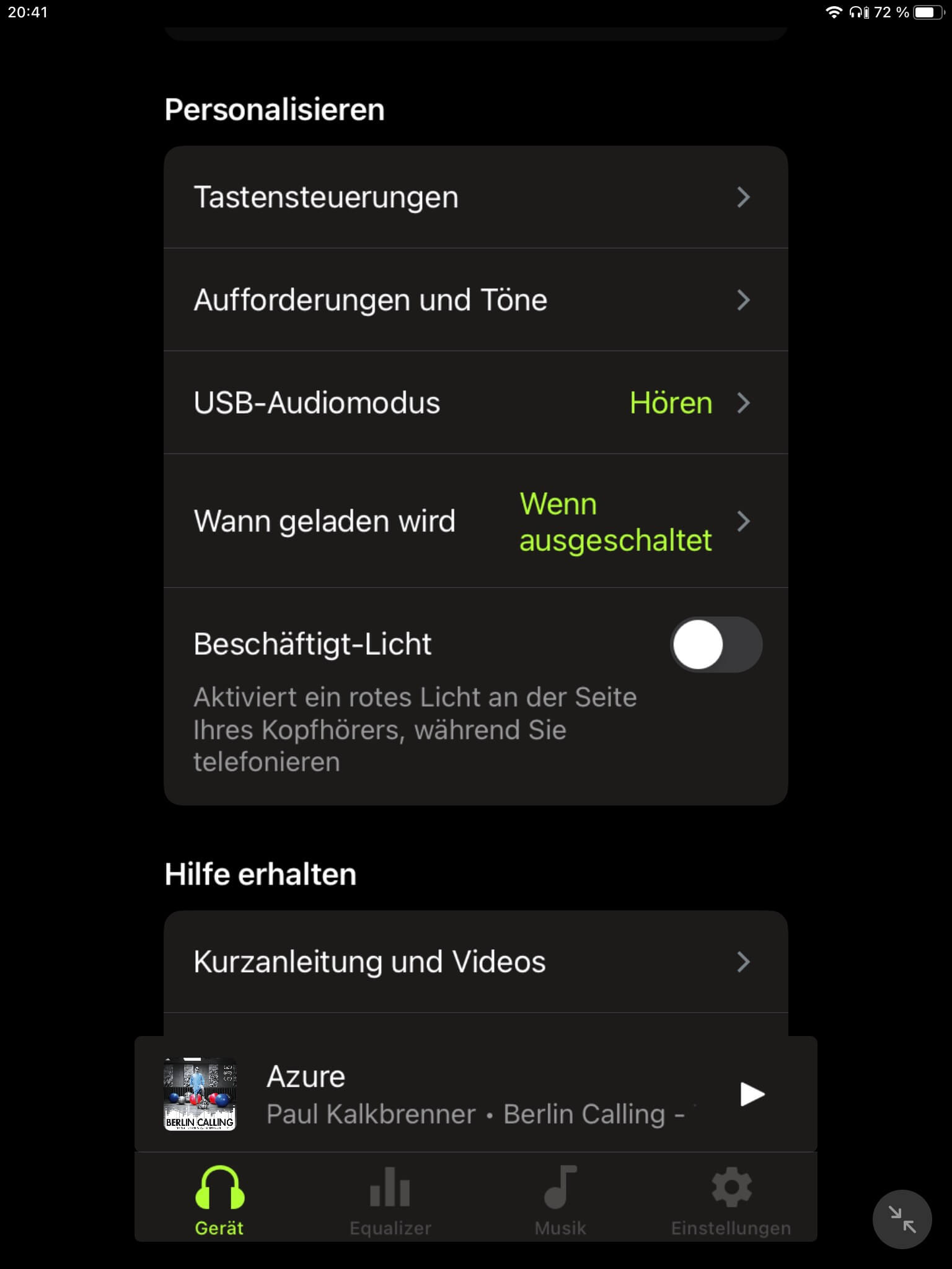 Hoerereinstellungen II_Shure Plus Play App