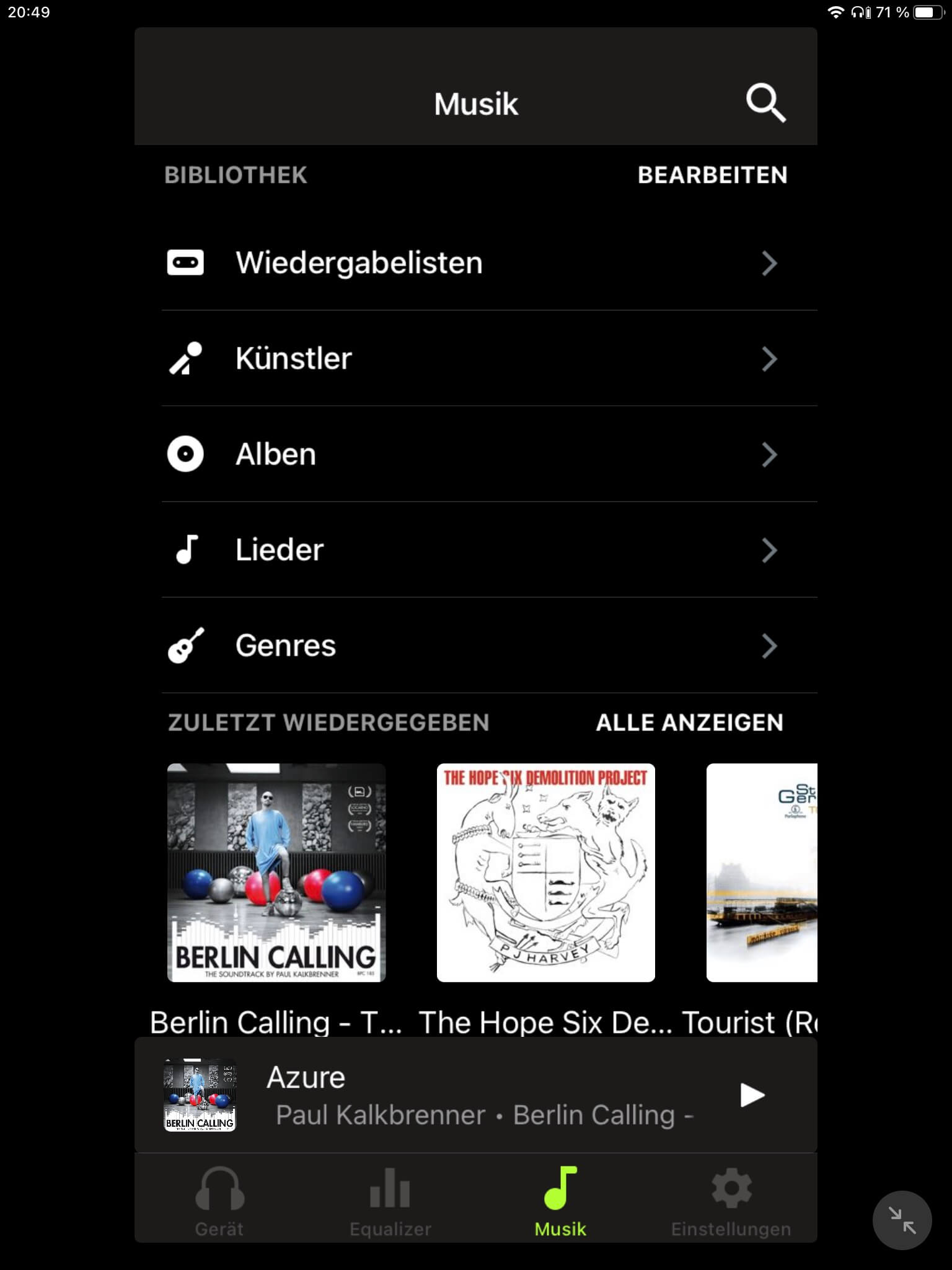 Player I_Shure Plus Play App