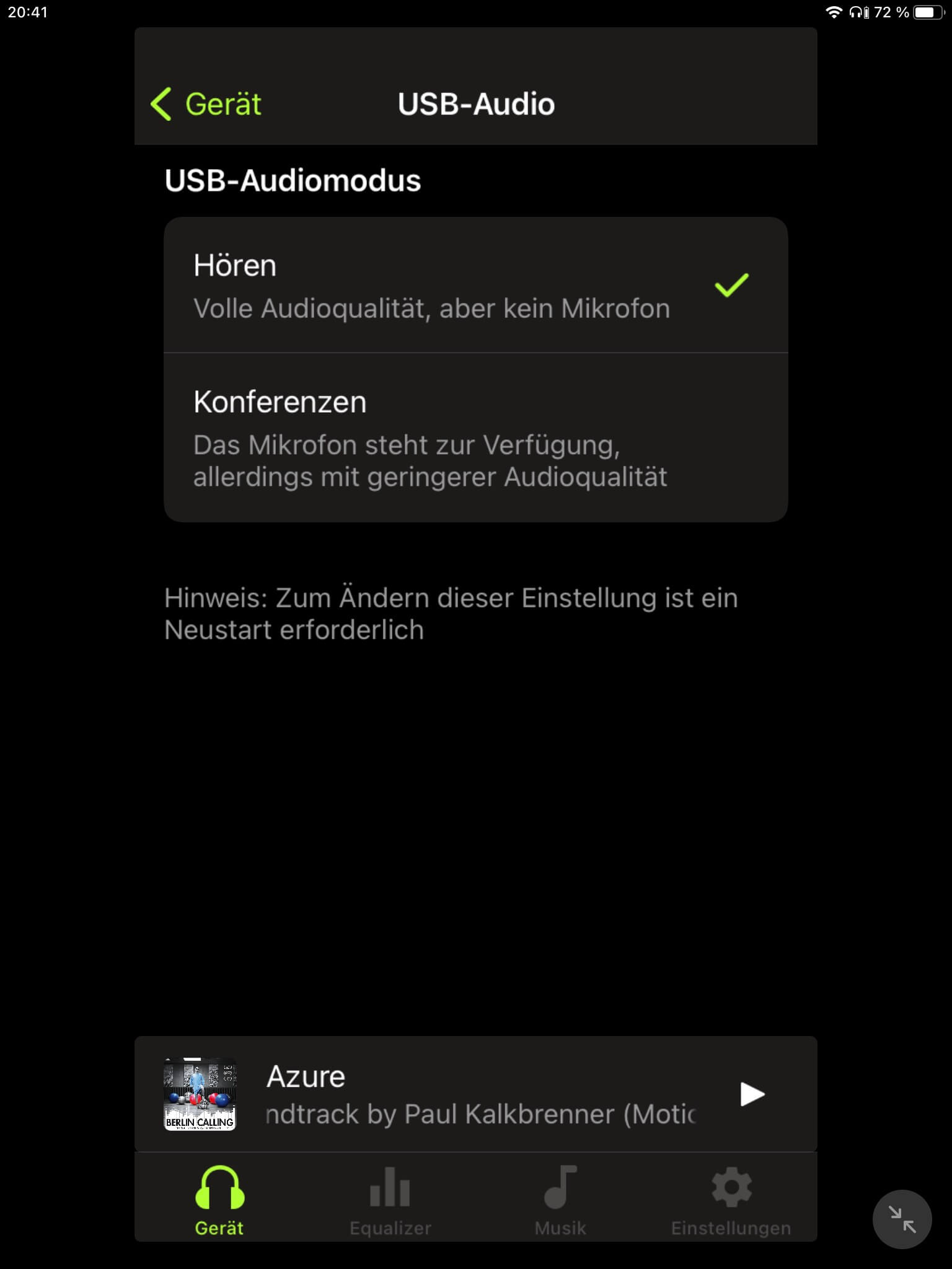 USB-Audiomodus_Shure Plus Play App