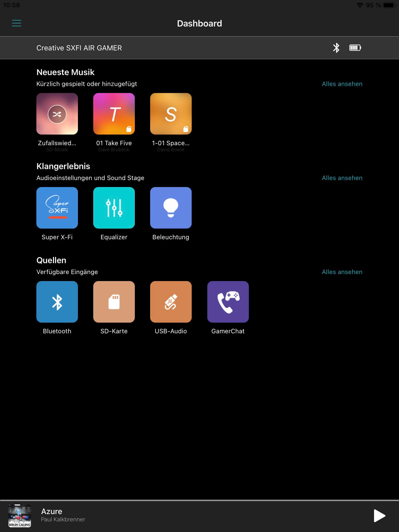 Dashboard_SXFI Air Control App