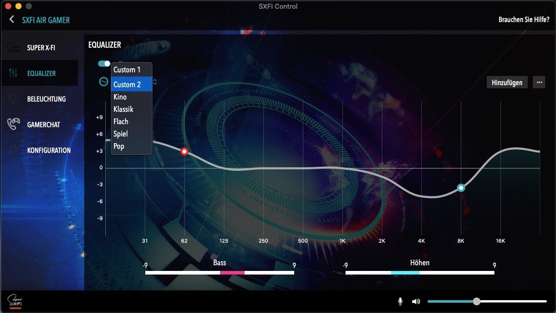 EQ-Sektion_SXFI Control App
