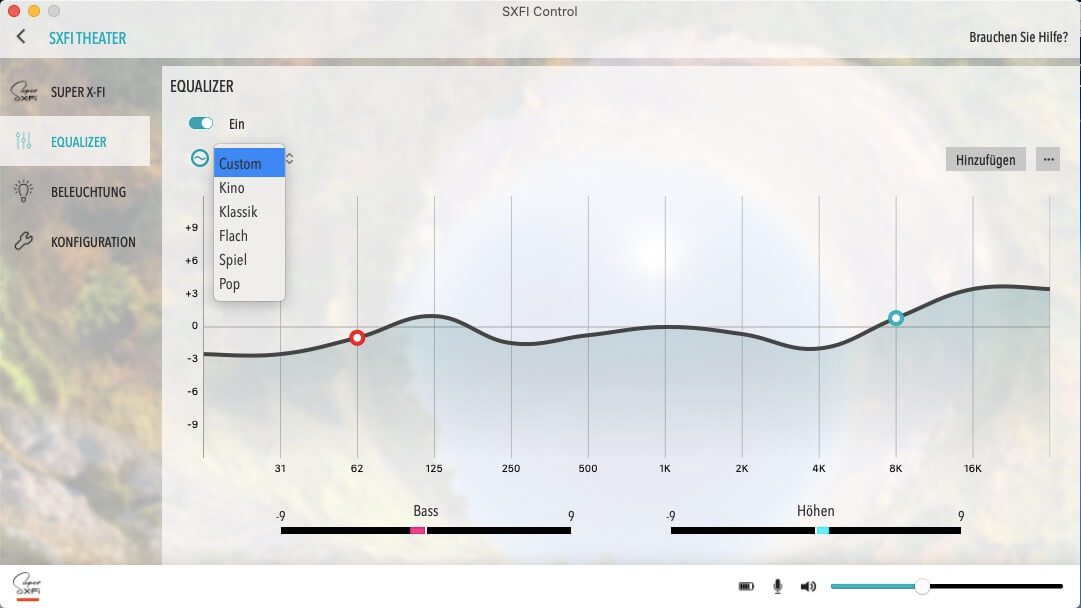 EQ_SXFI Control App