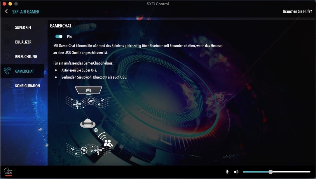GamerChat_SXFI Control App