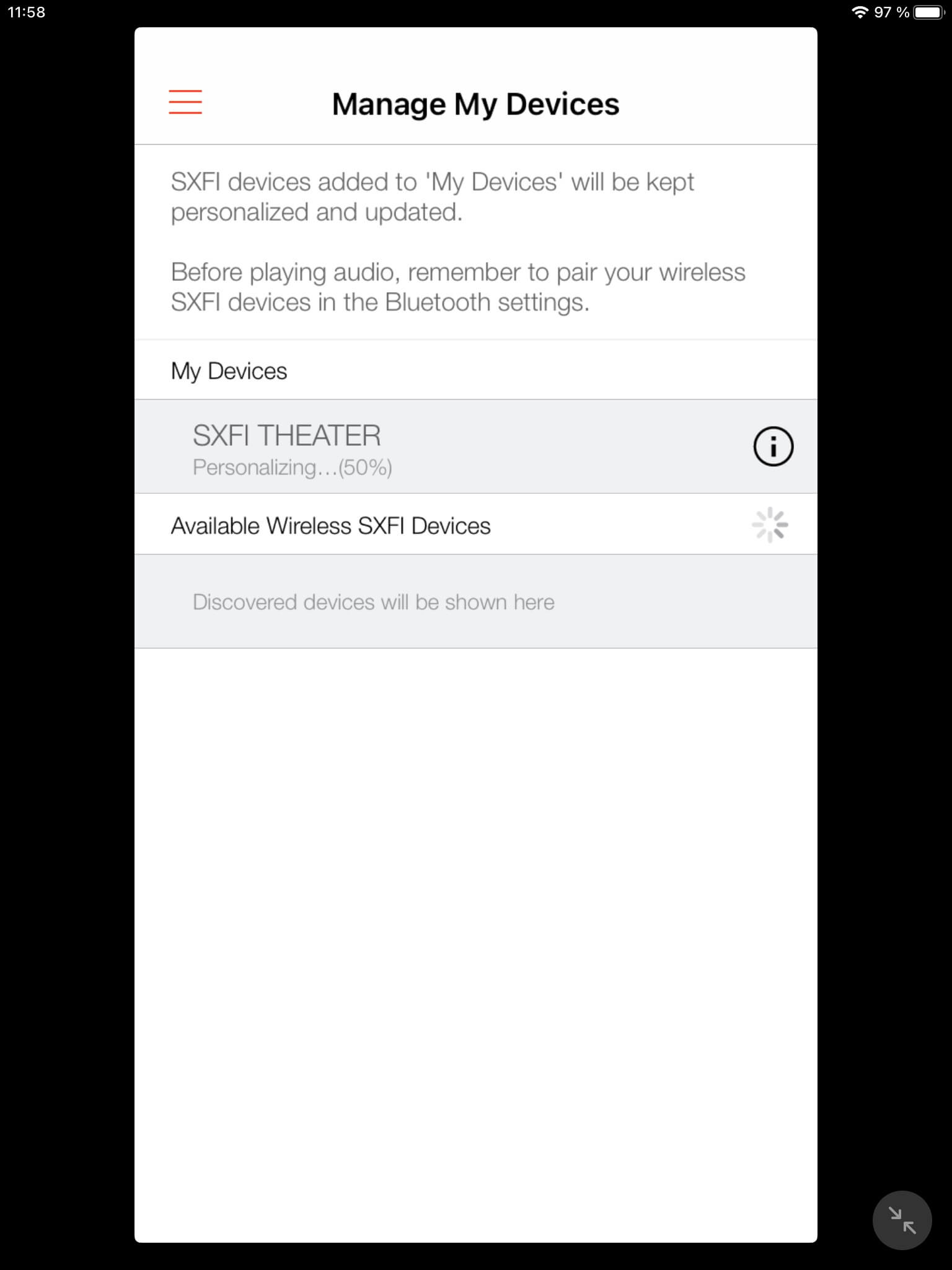 Geraete III_SXFI App