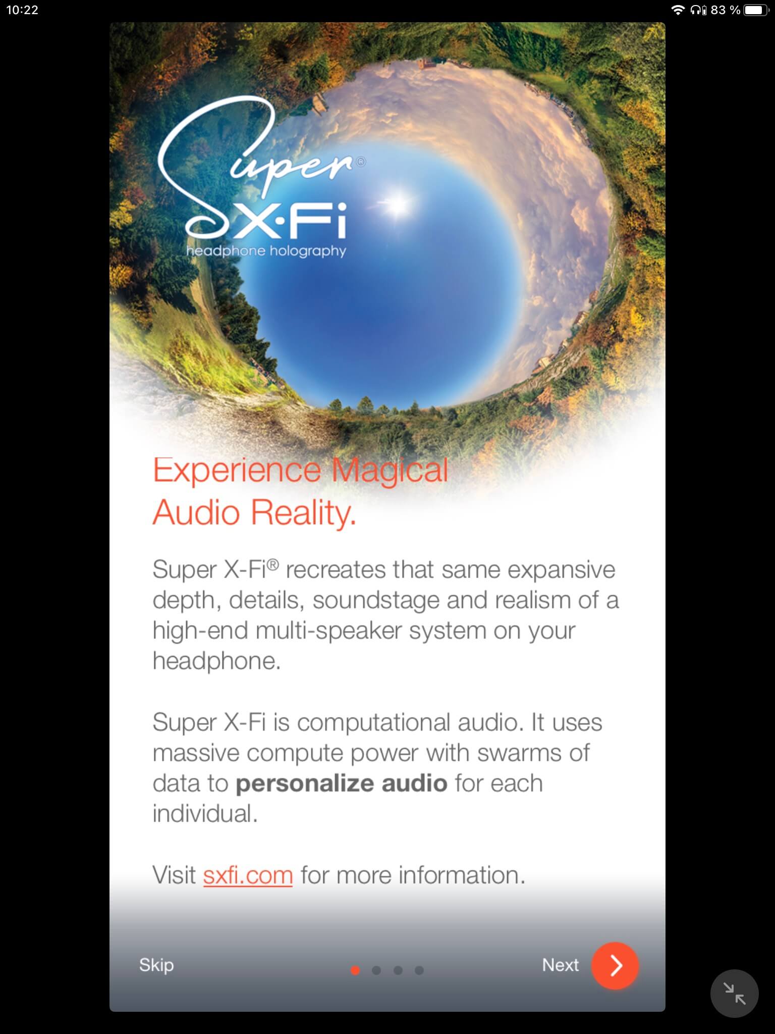 Hoerprofil I_SXFI App