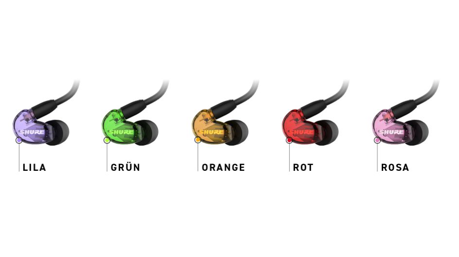 Shure SE215 new colors