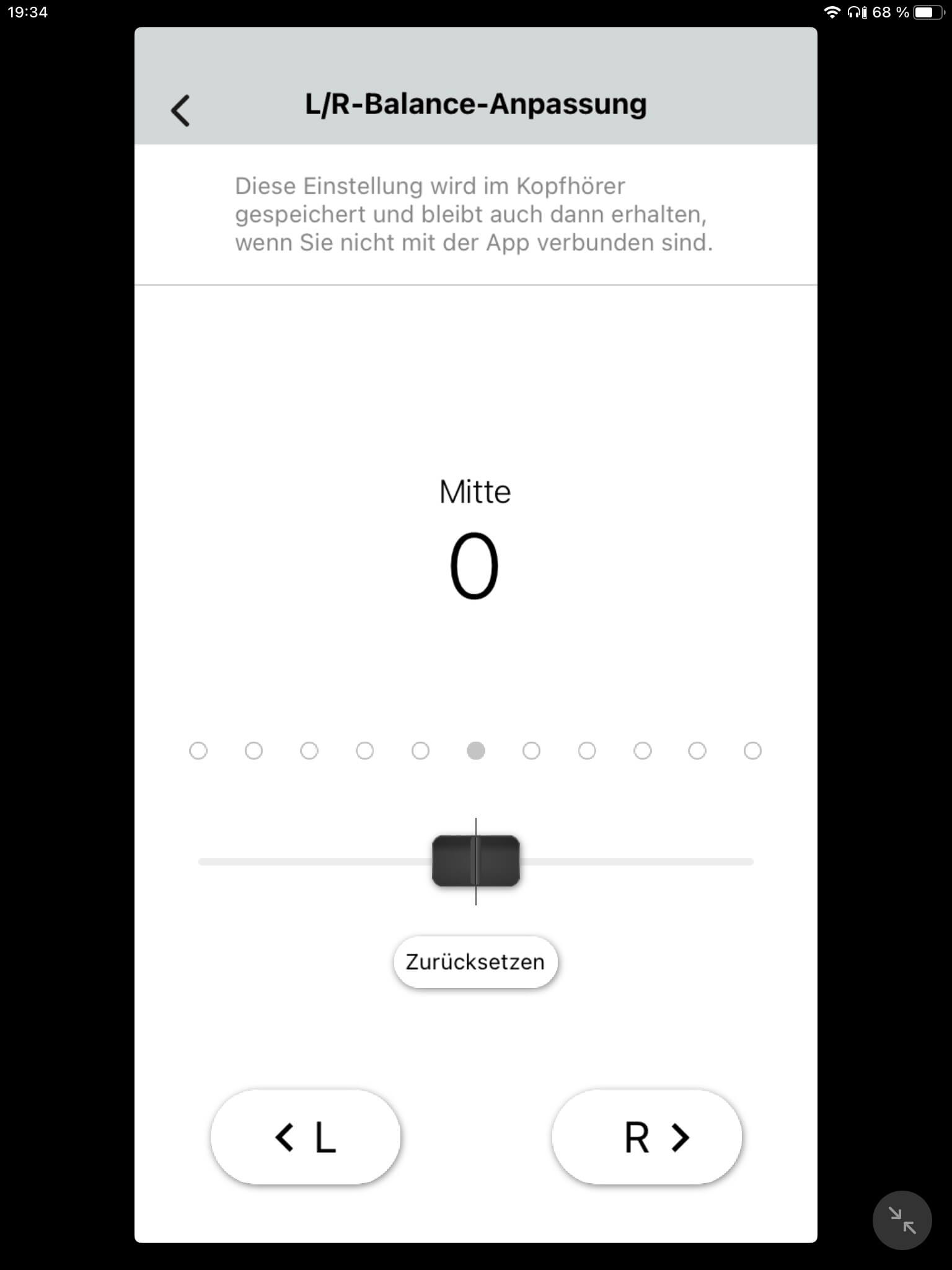 Balance-Regelung_Connect App