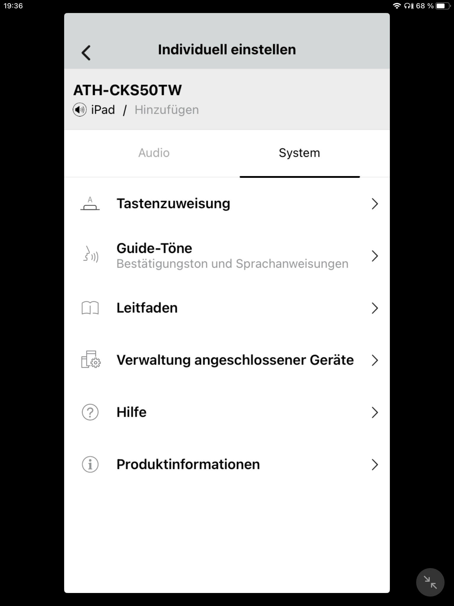 Systemeinstellungen_Connect App