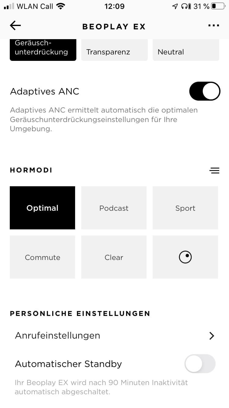 Hauptseite II_B&O App