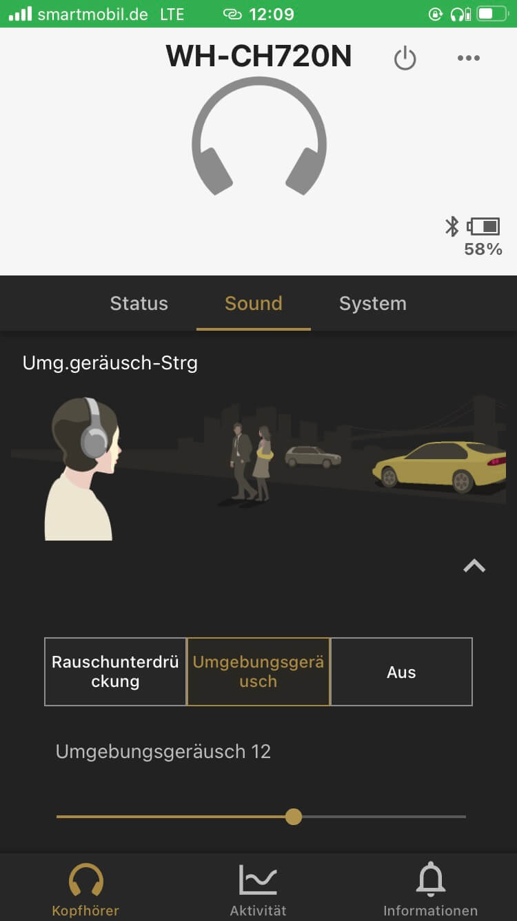Sony WH-CH720N App