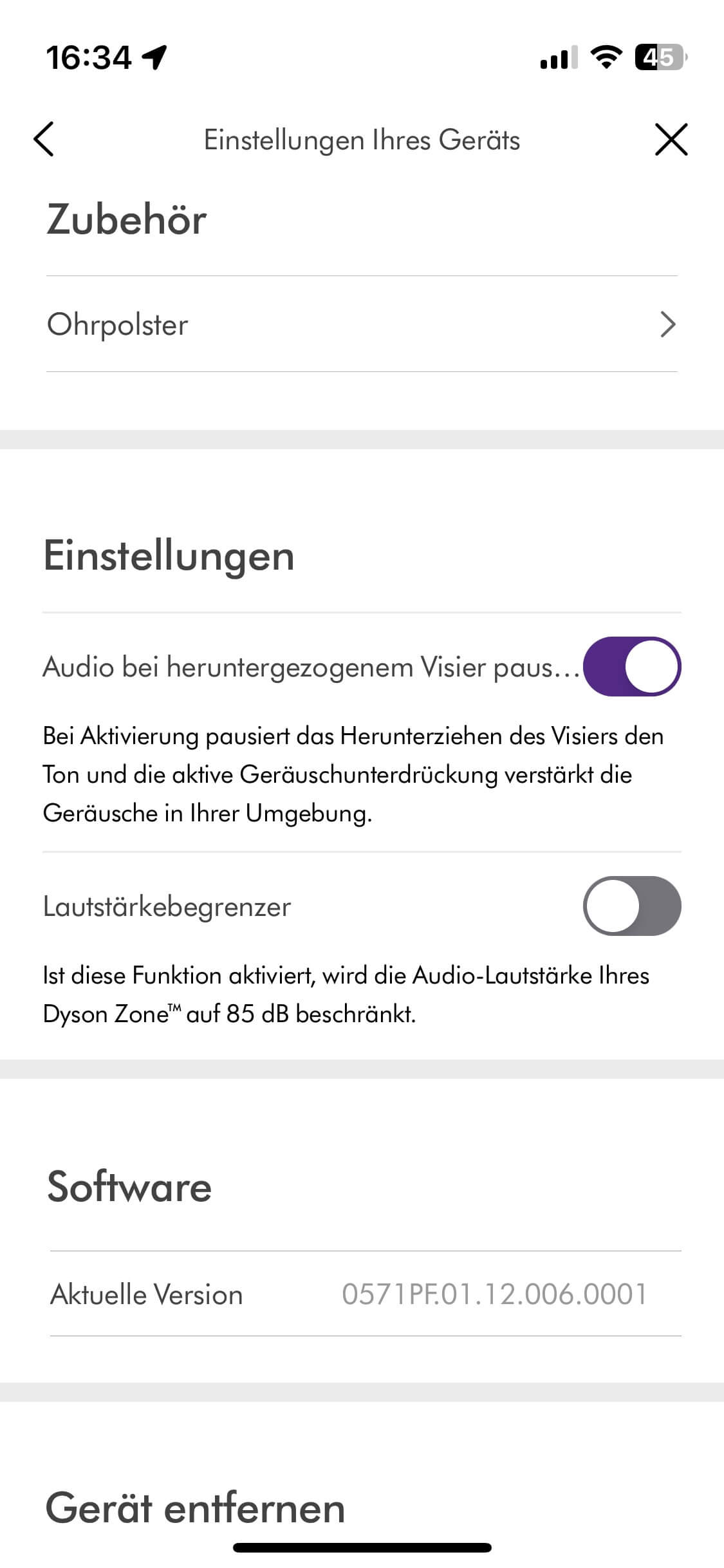 MyDyson Zone App 10