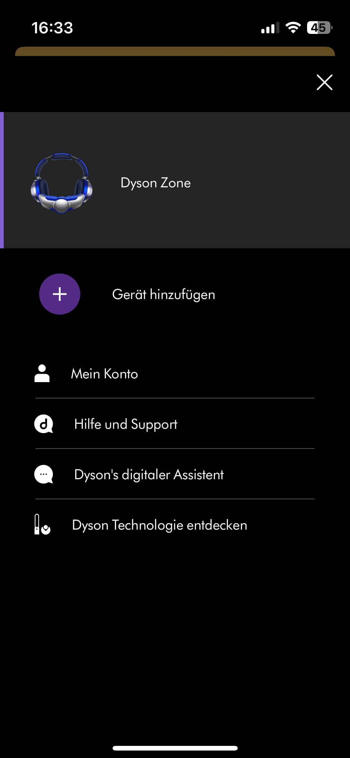 MyDyson Zone App 5