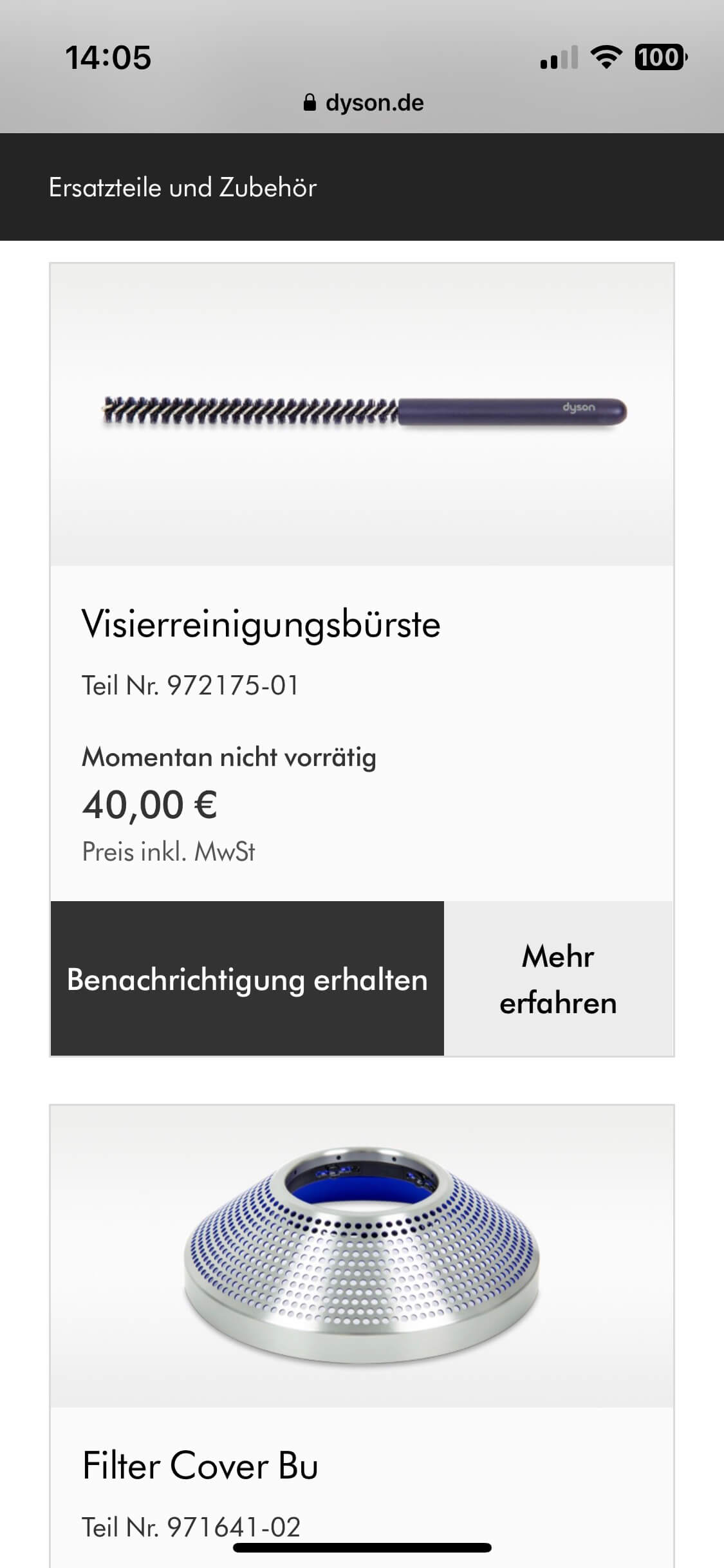 MyDyson Zone App 13