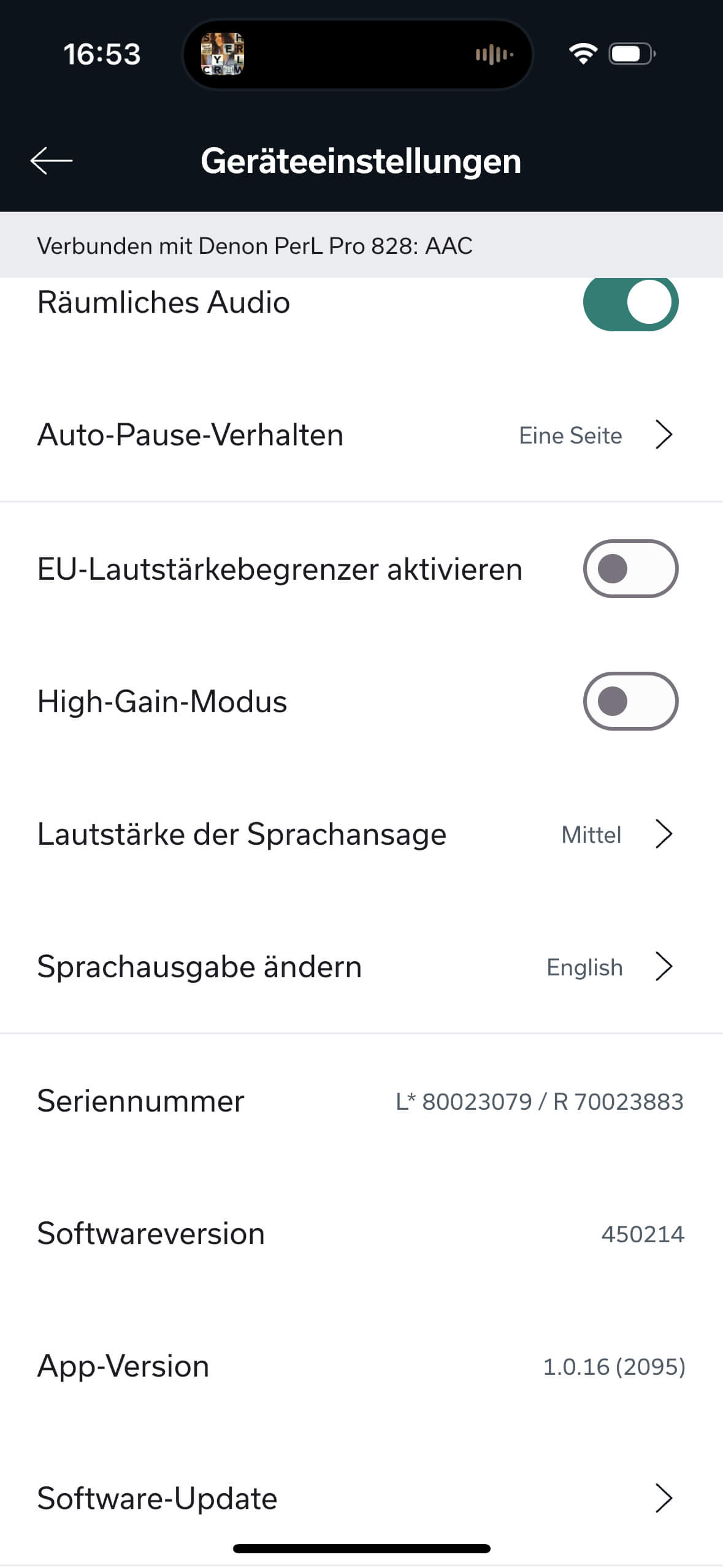 Denon PerL Pro App 7