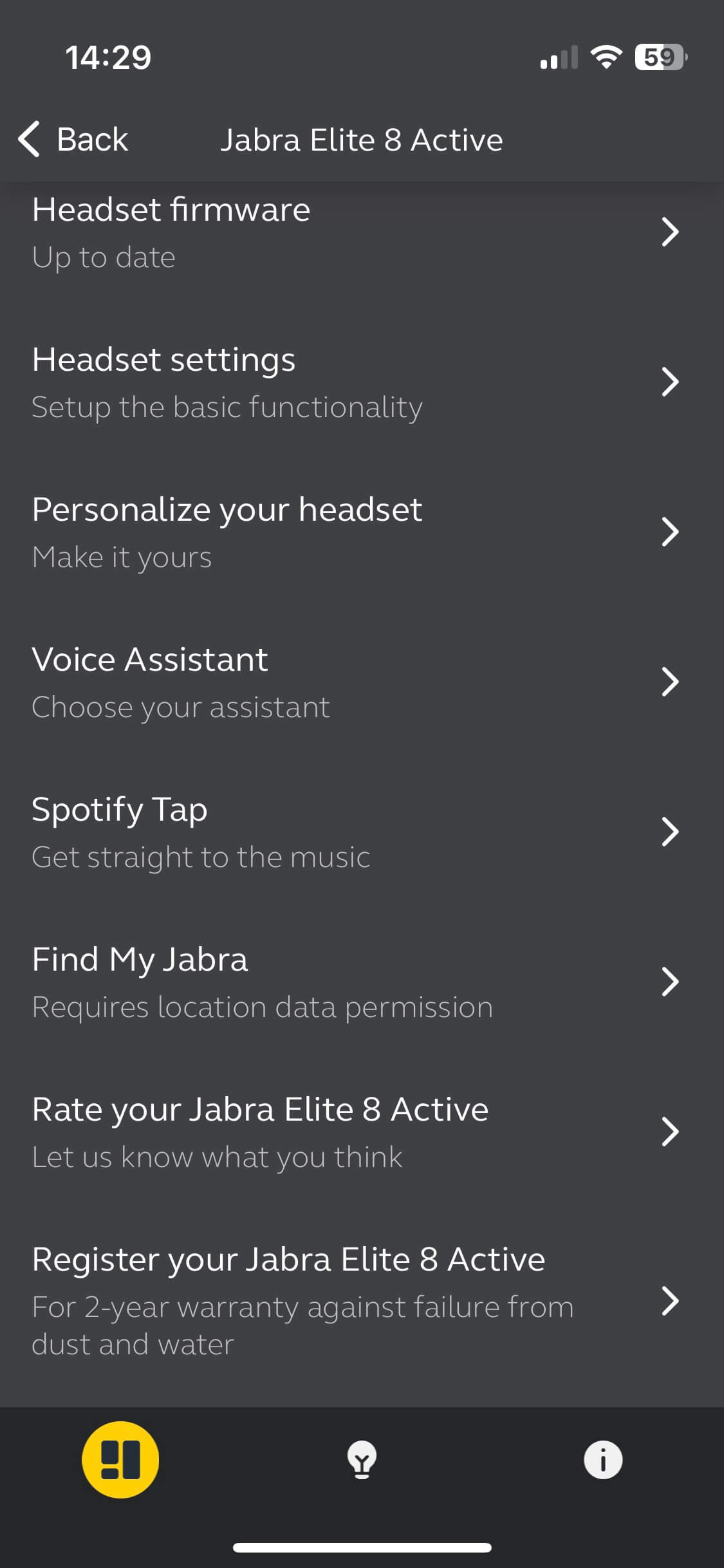 Jabra Elite 8 Active App 2
