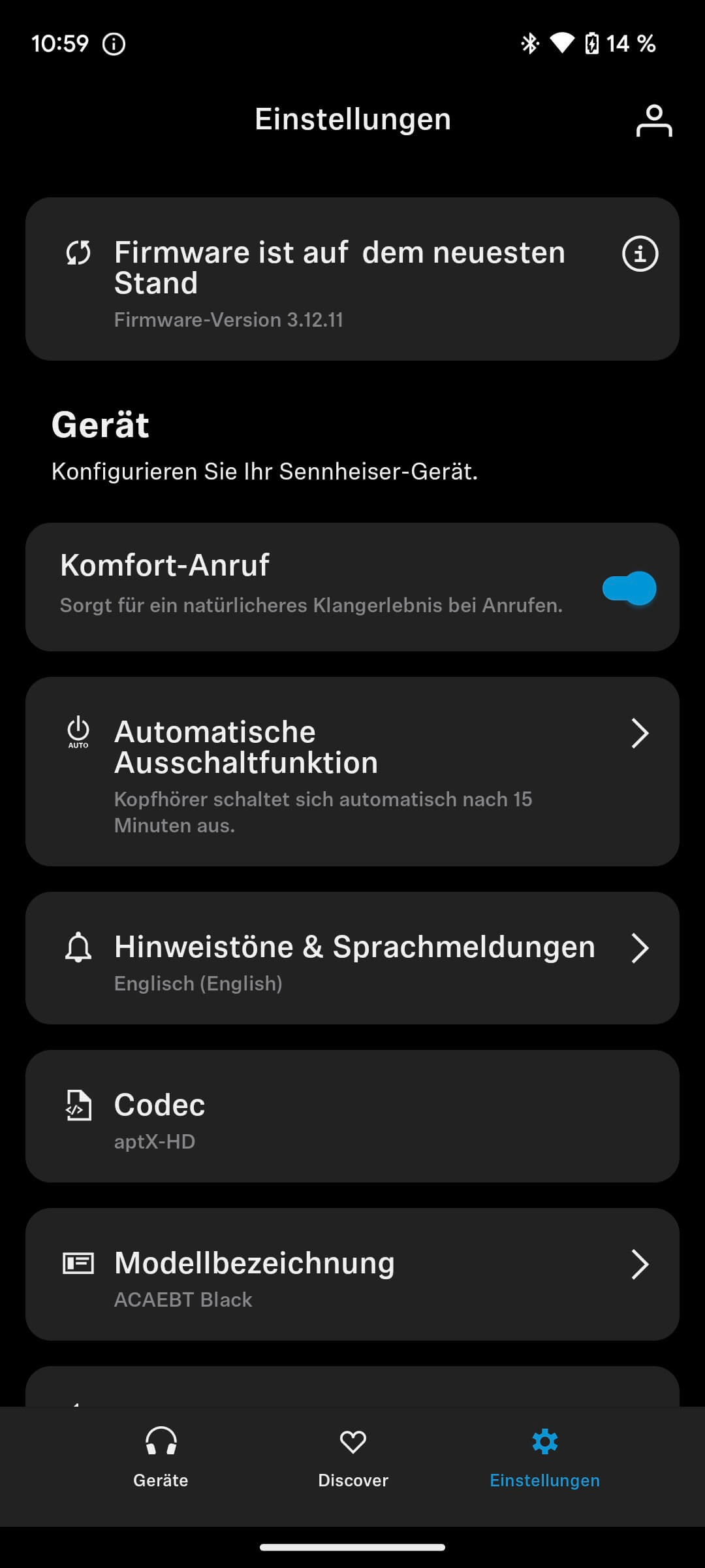 Sennheiser ACCENTUM Wireless Smart Control App 5