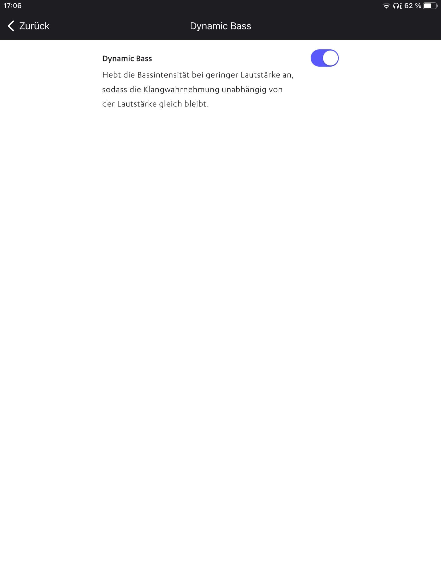 Dynamic Bass_Teufel Headphone App