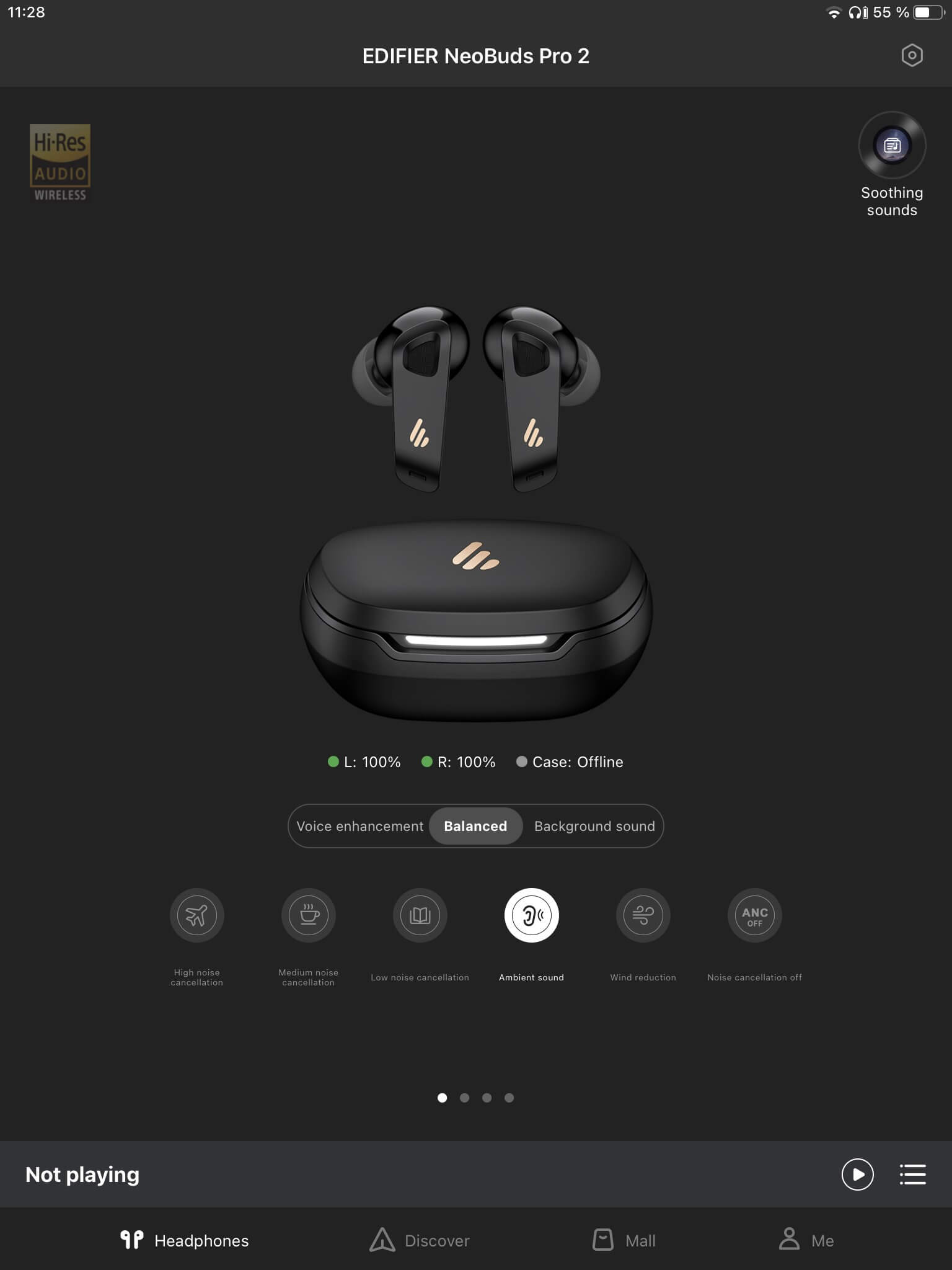Geraeuschkontrolle II_Edifier Connect App