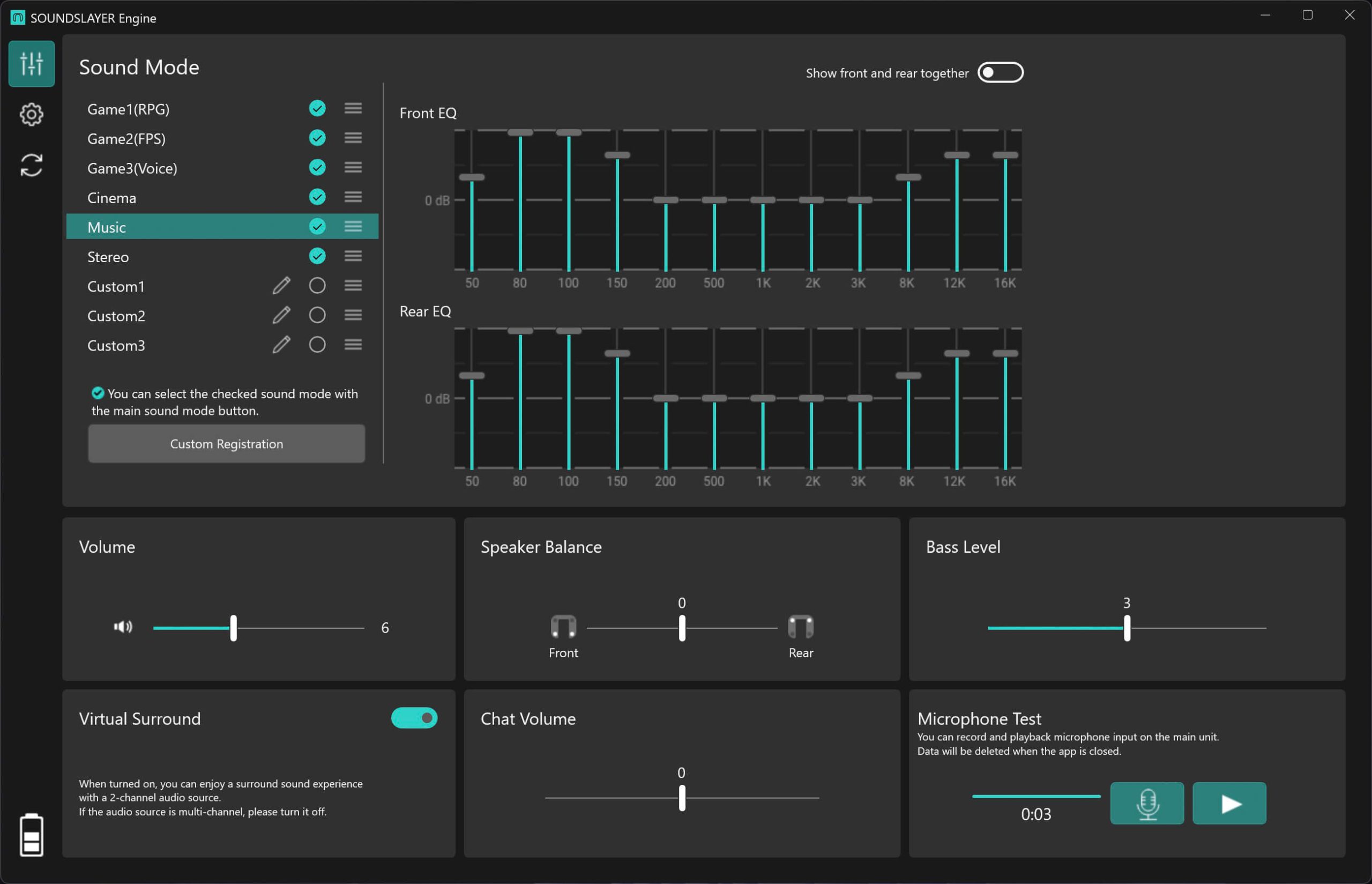 Klangeinstellungen_SoundSlayer Engine-App