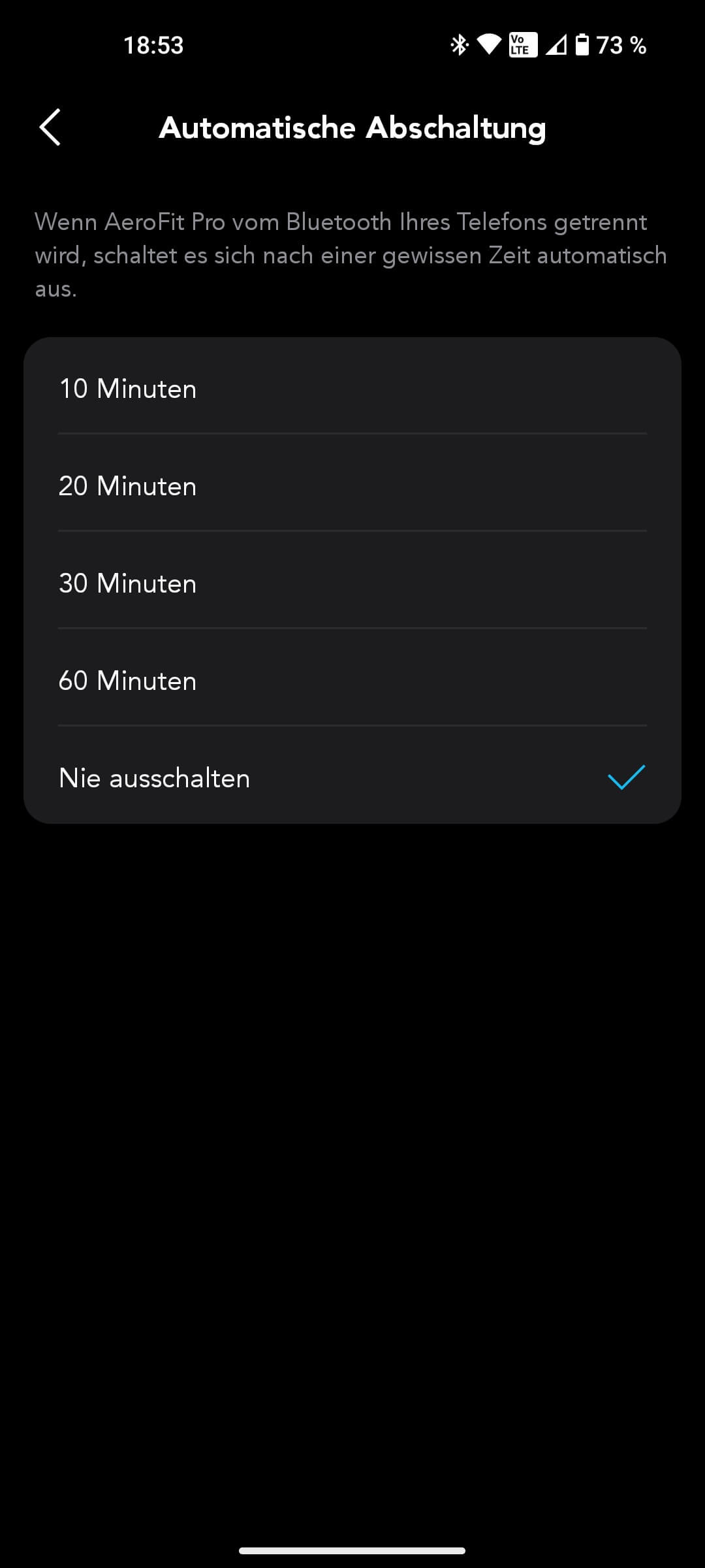 Timer_Soundcore App AeroFit Pro