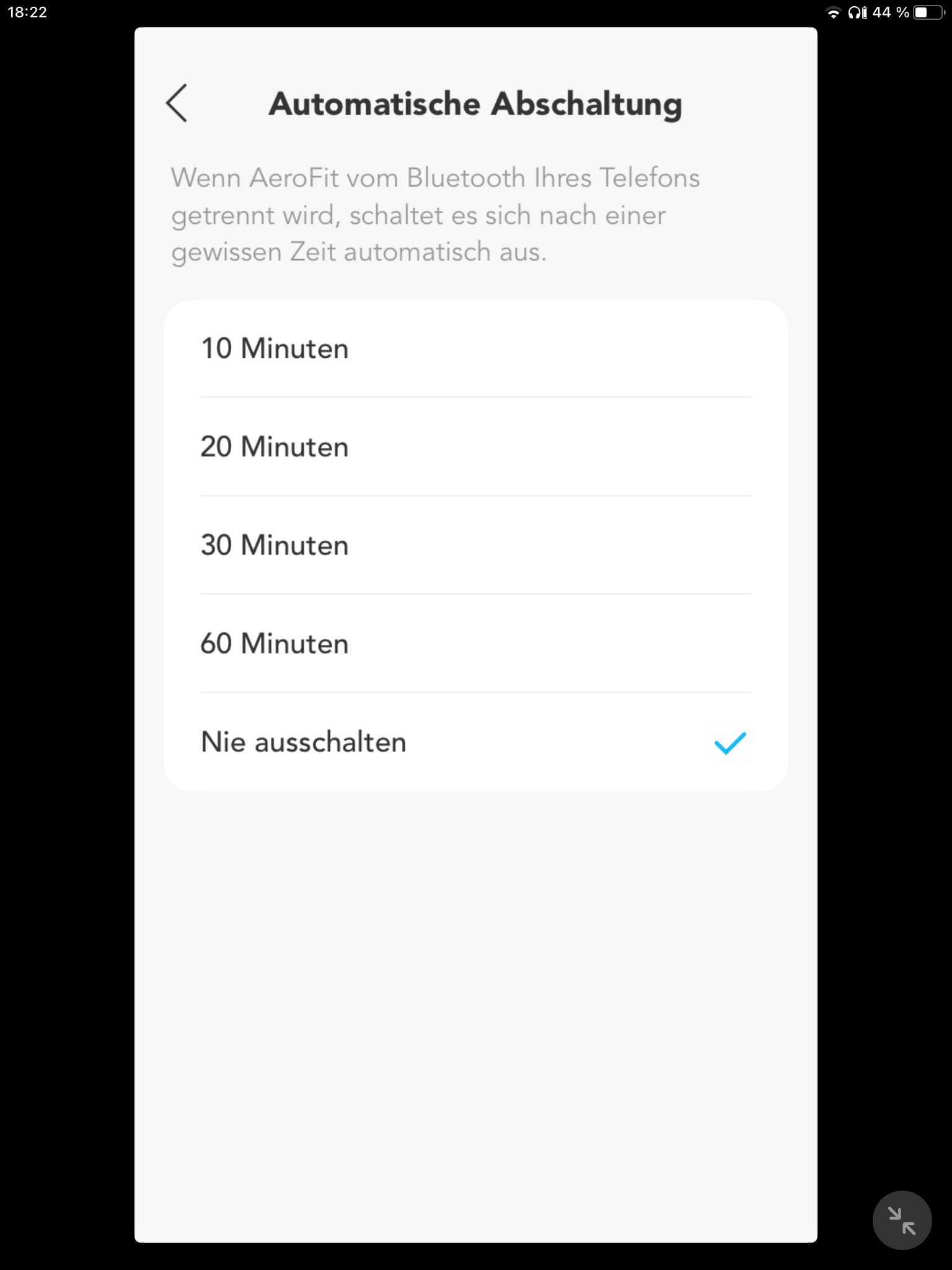 Timer_Soundcore App AeroFit