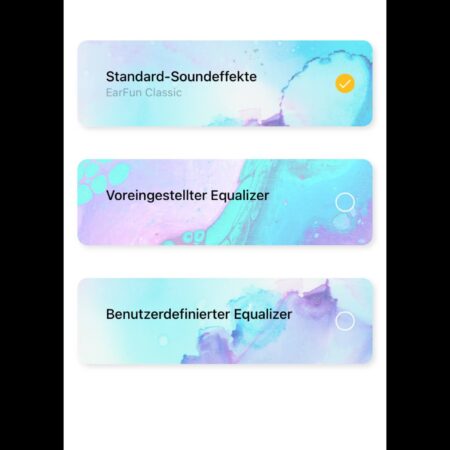 Klangregelung I_EarFun Audio App