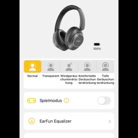 Startseite_EarFun Audio App