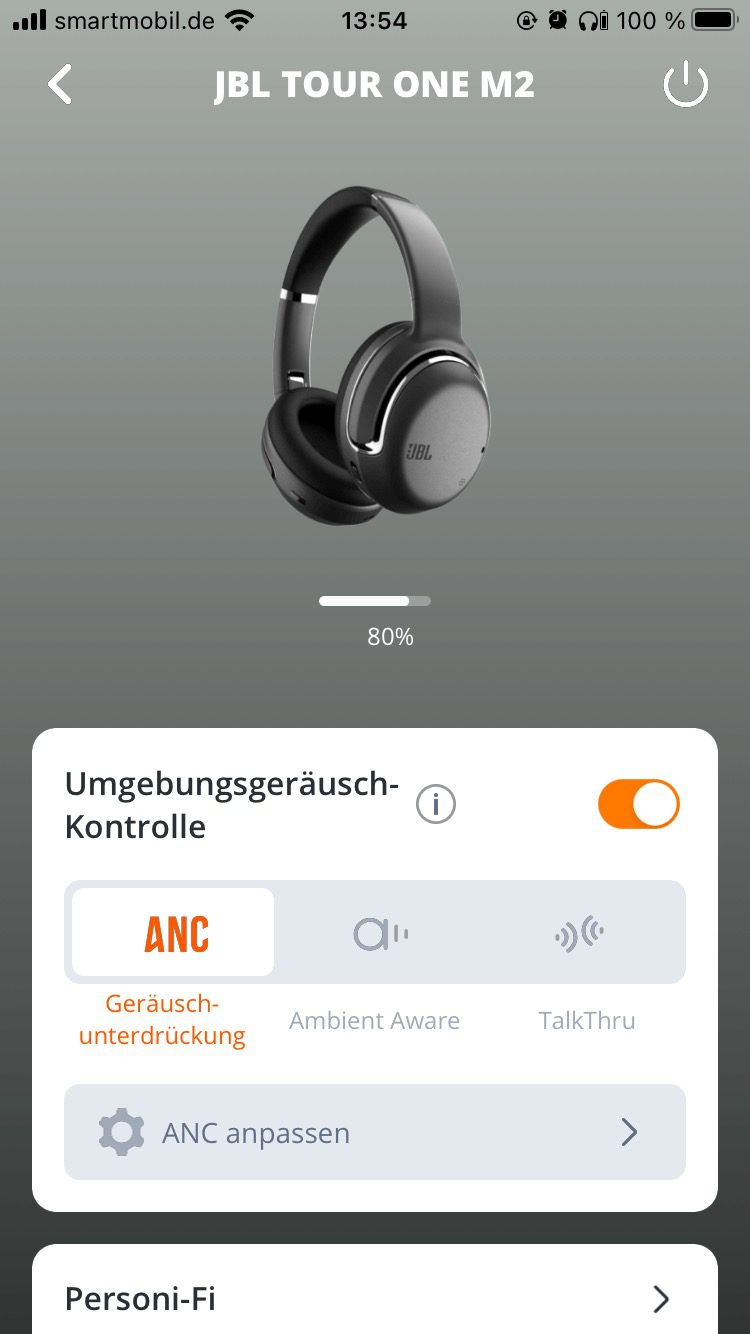 JBL Tour One M2 App 1