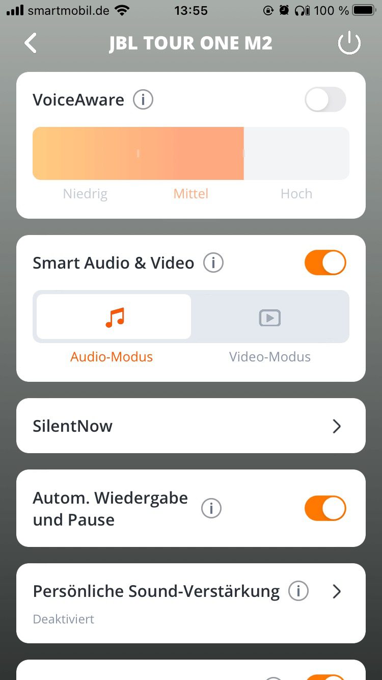 JBL Tour One M2 App 2