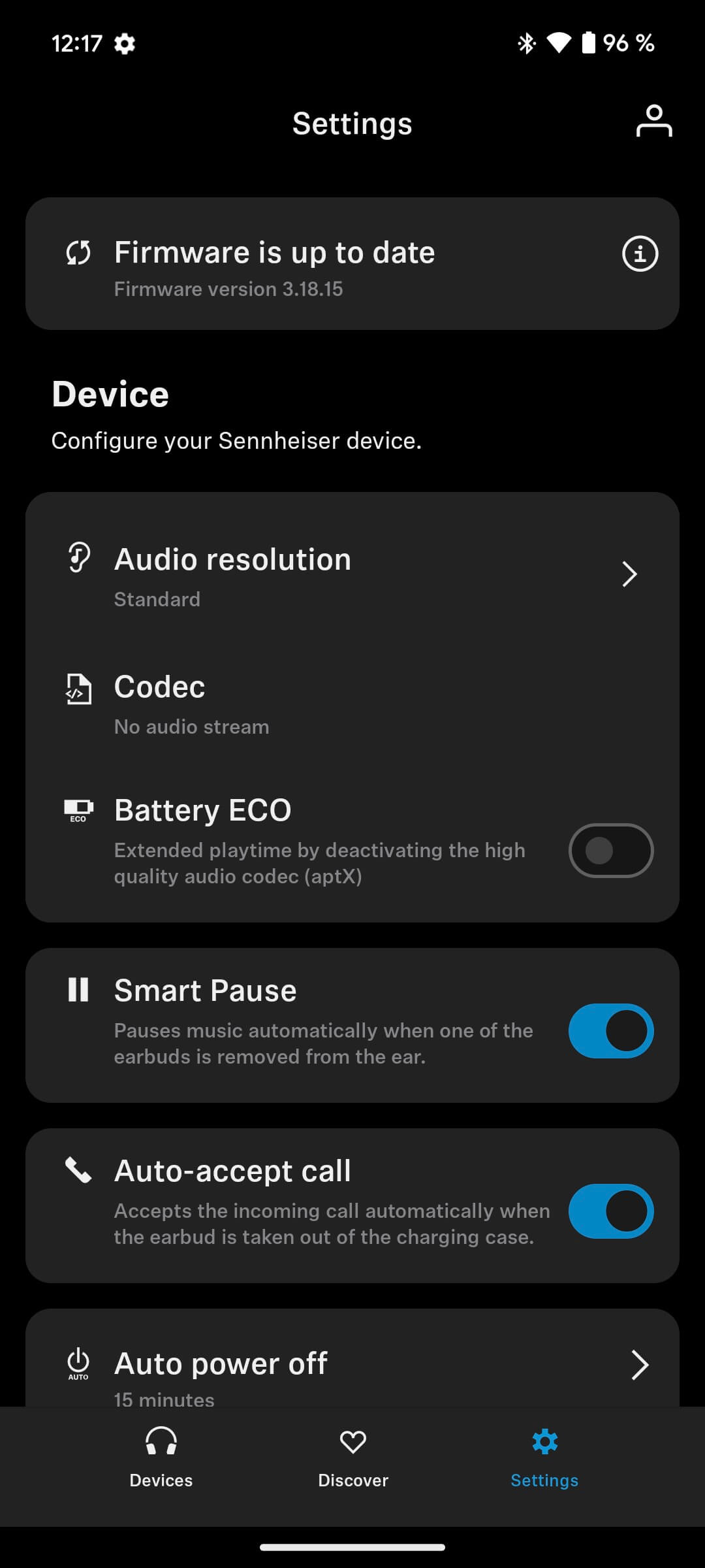 Sennheiser Momentum Sport Smart Control App 13