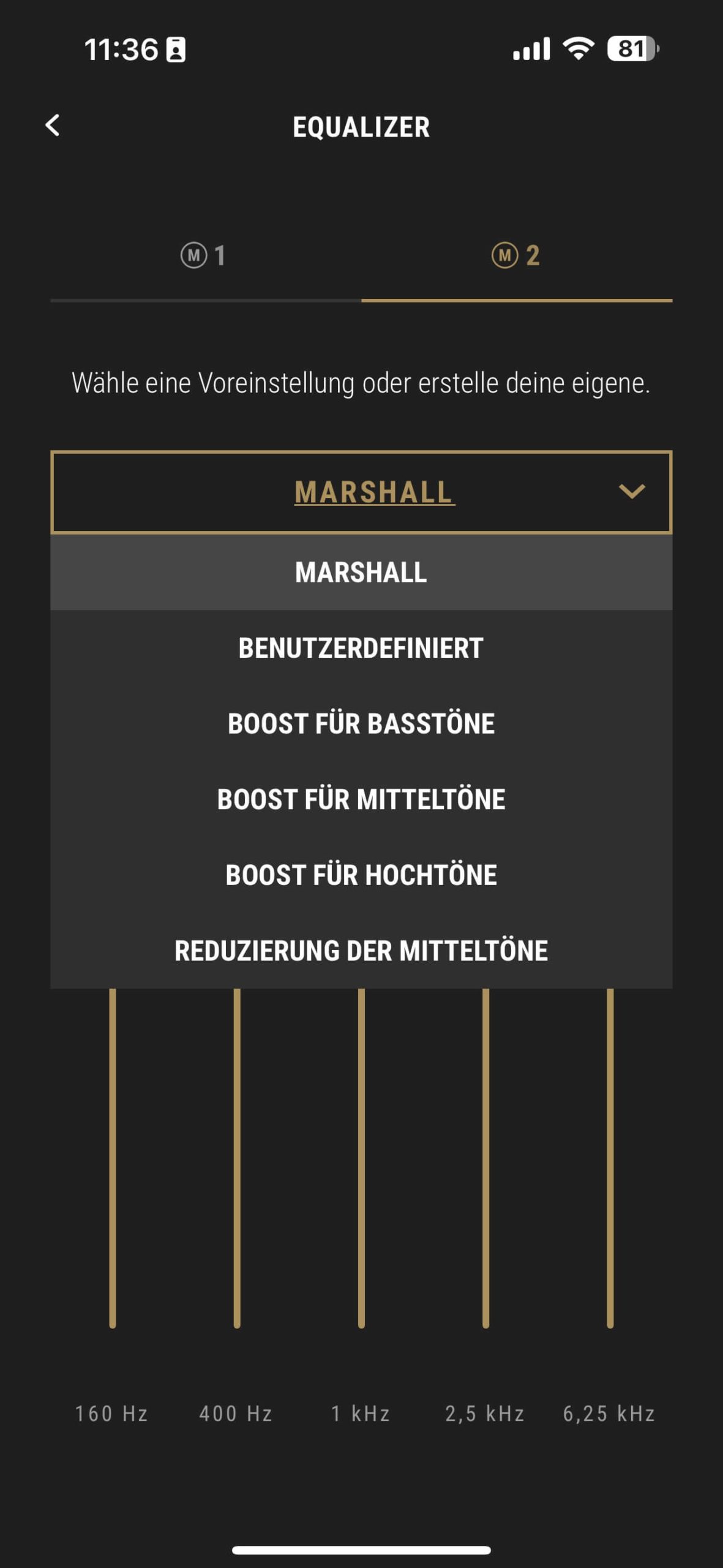 Marshall Major V App