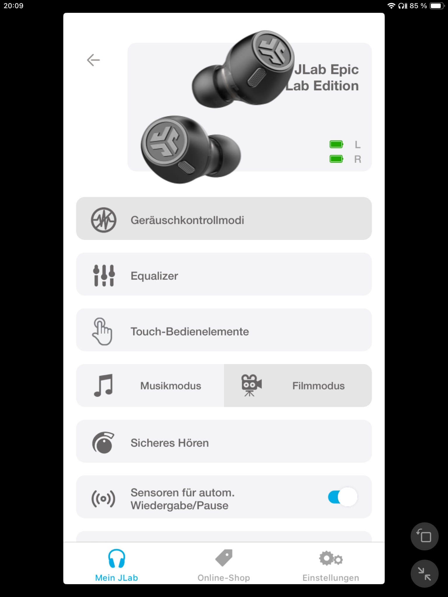 Uebersicht_JLab App