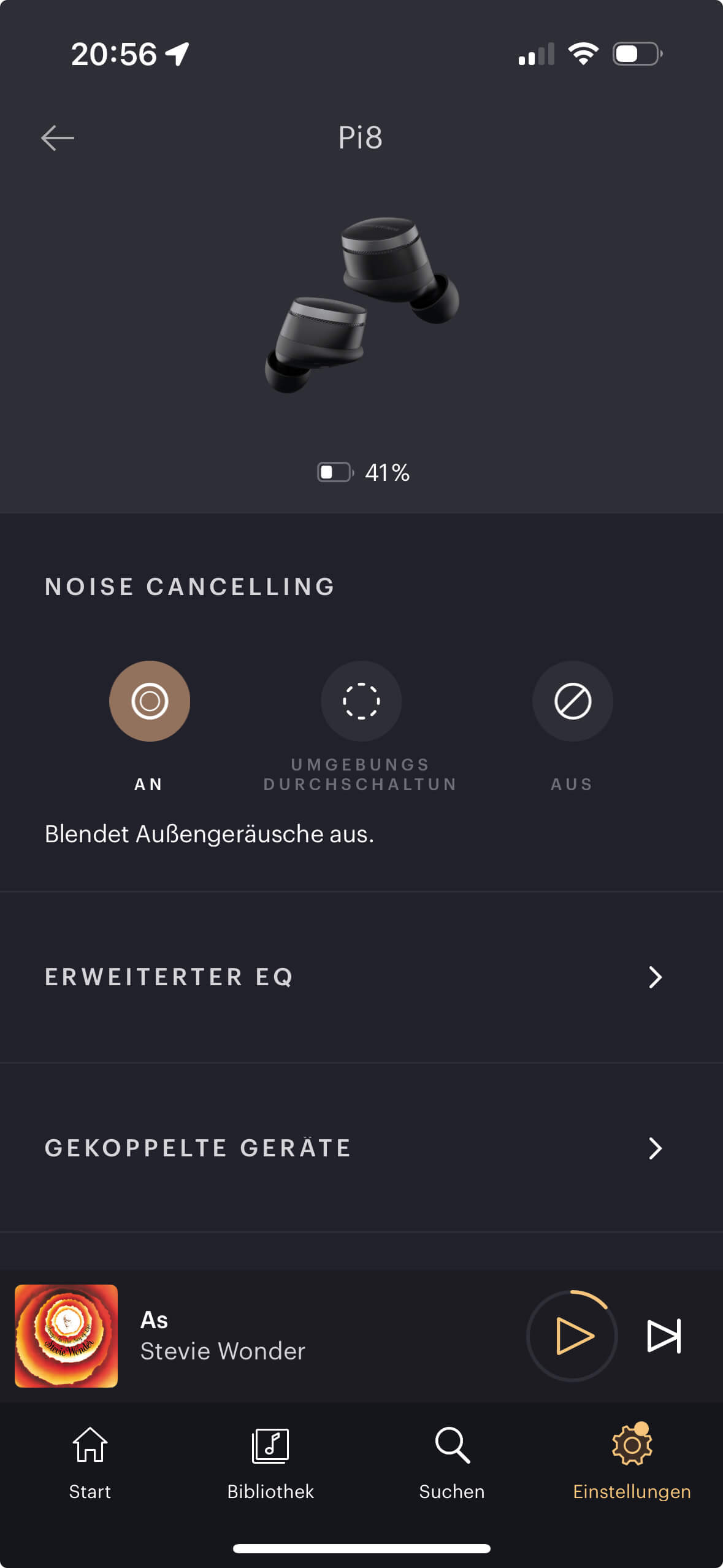 Bower & Wilkins Pi8 Music App 1