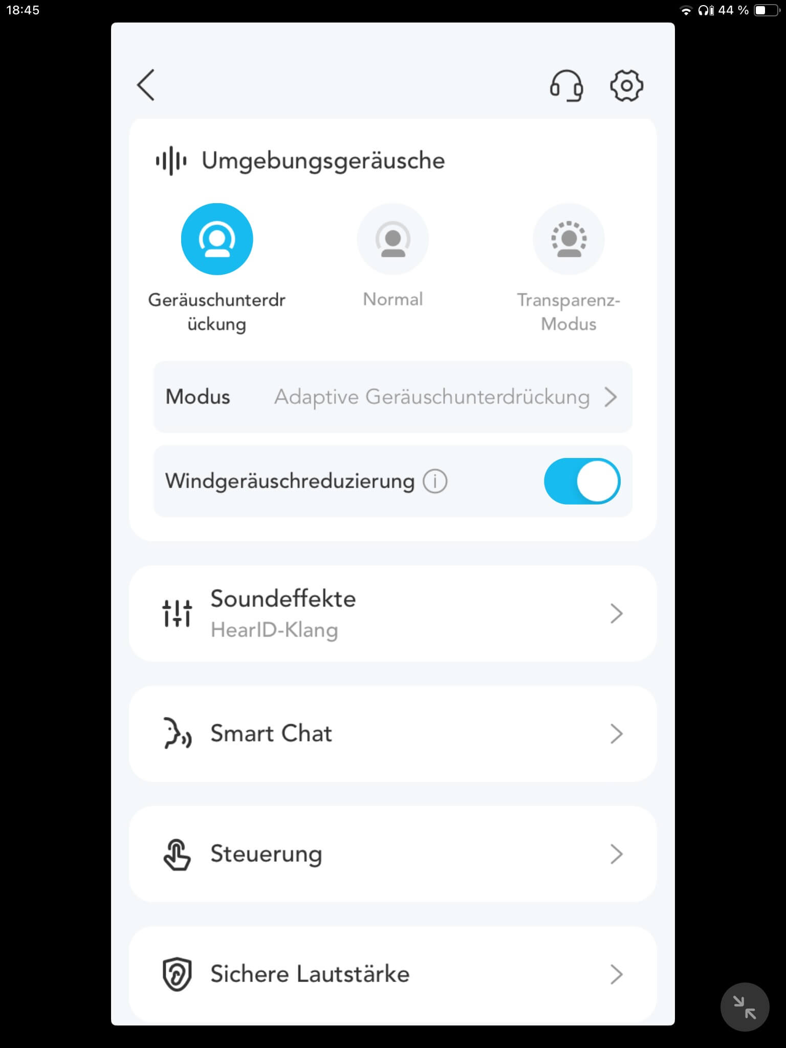 Startseite II_Soundcore App