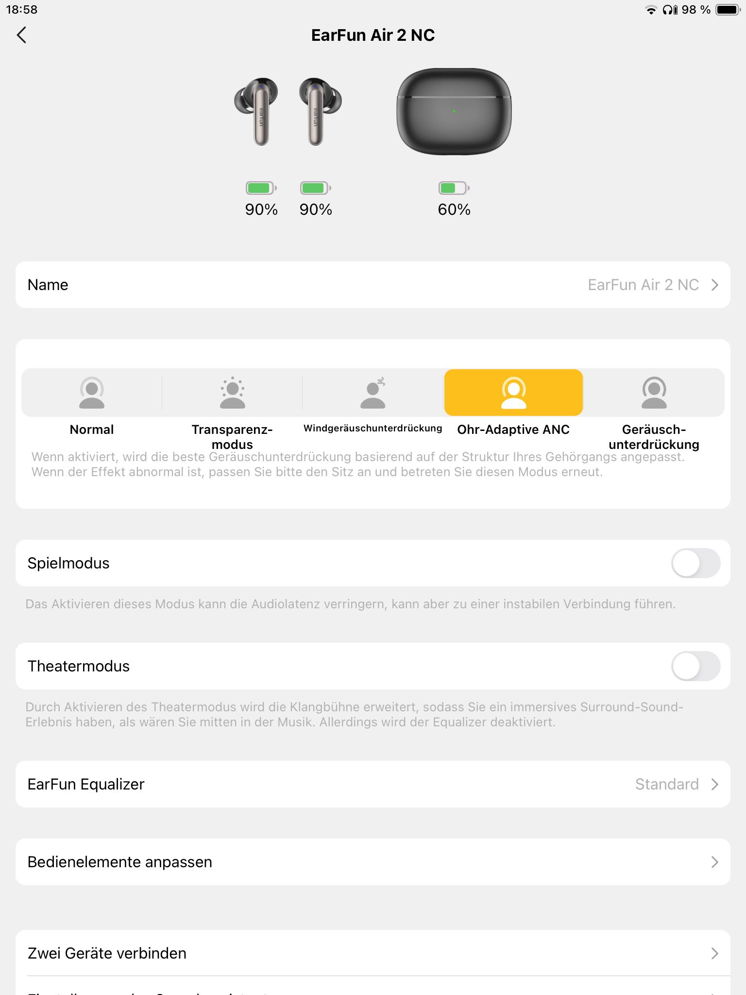EarFun Audio-App