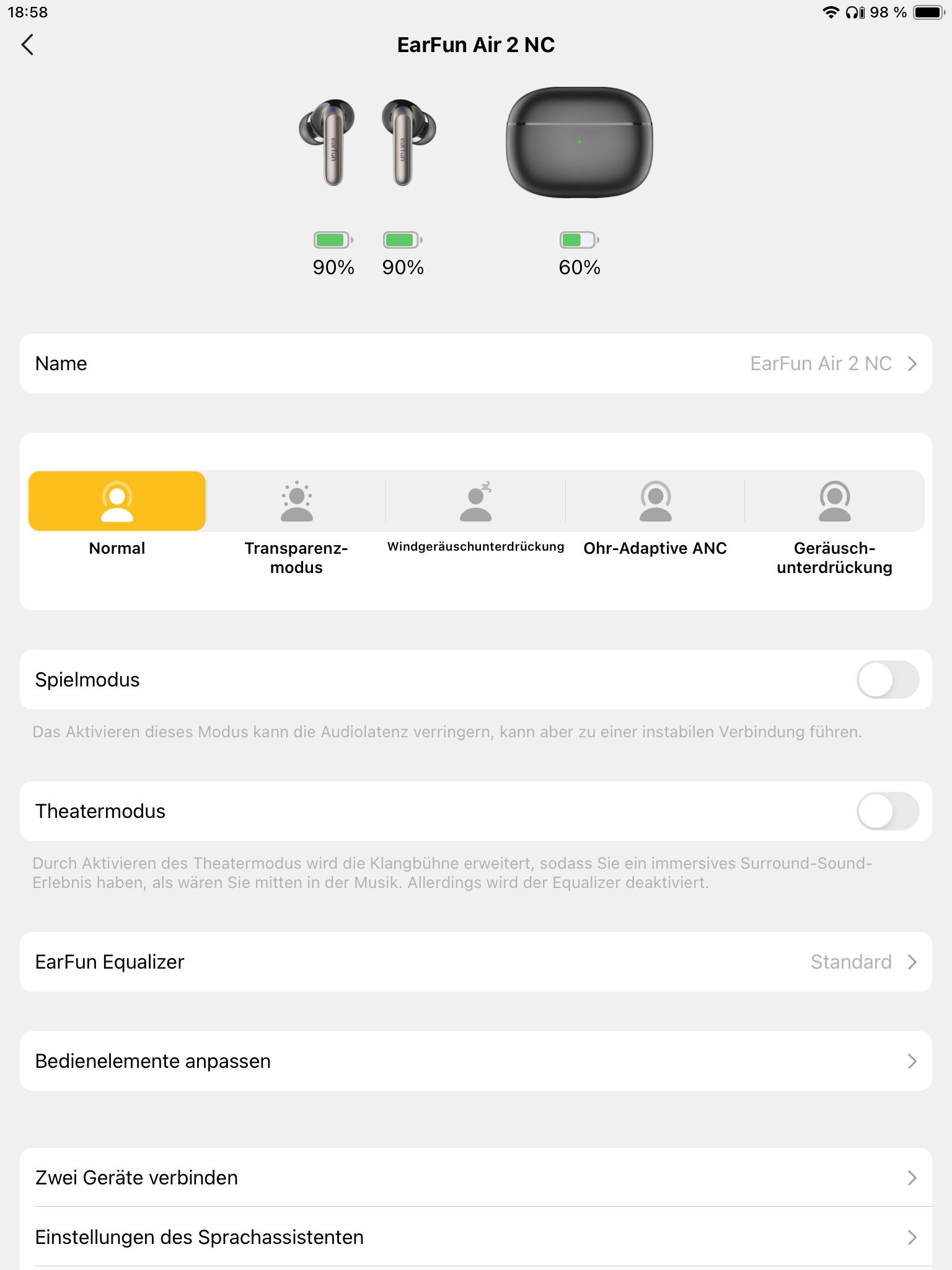 EarFun Audio-App