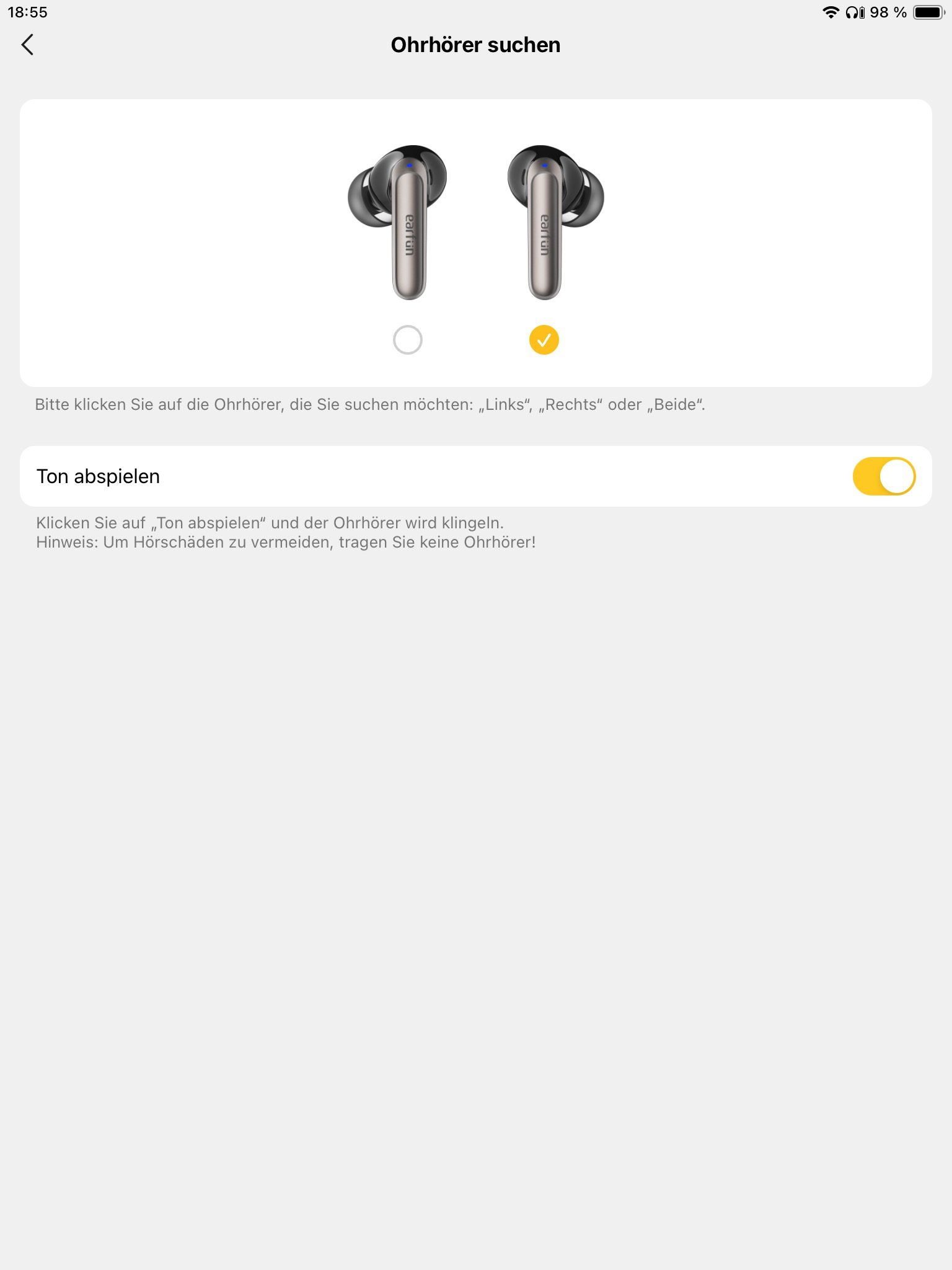 EarFun Audio-App