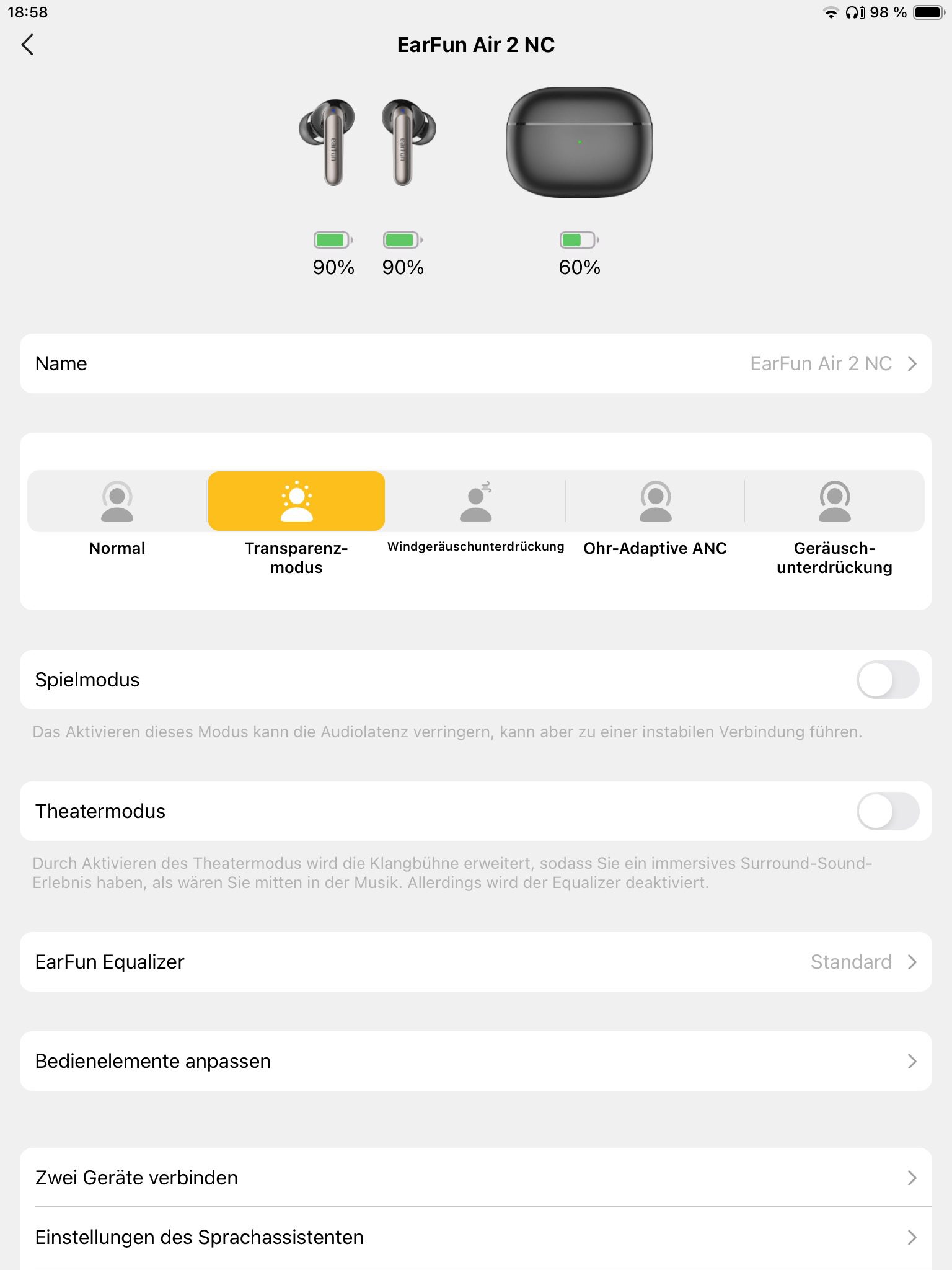 EarFun Audio-App