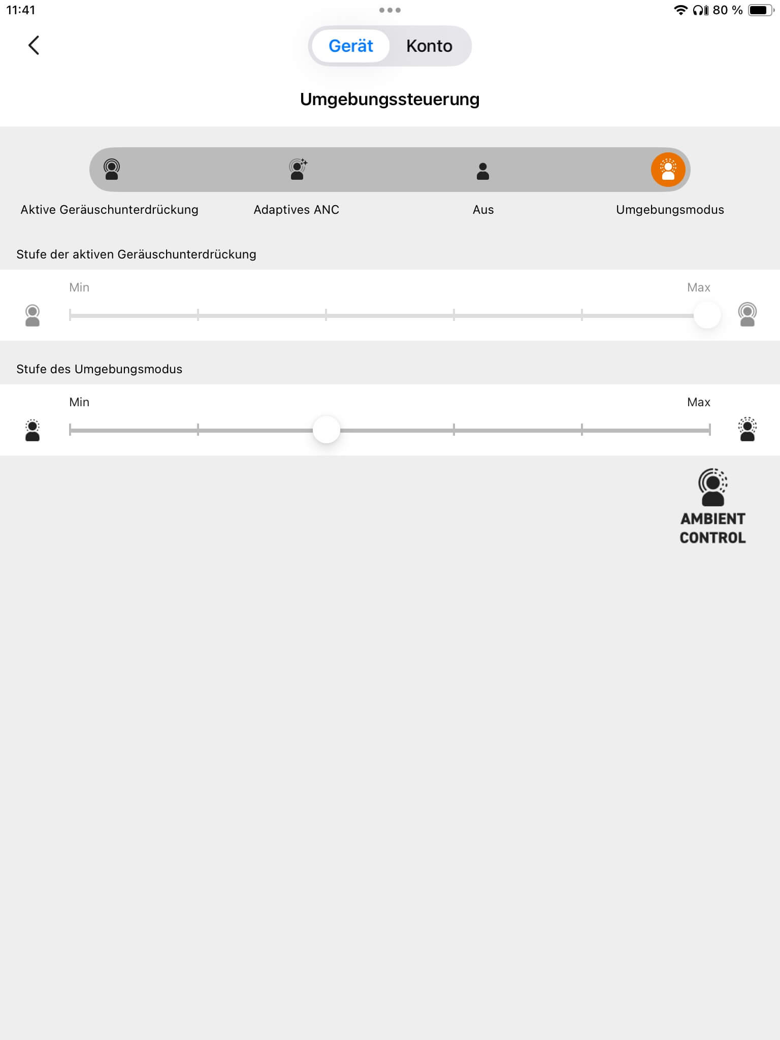 Umgebungsmodus_Creative App