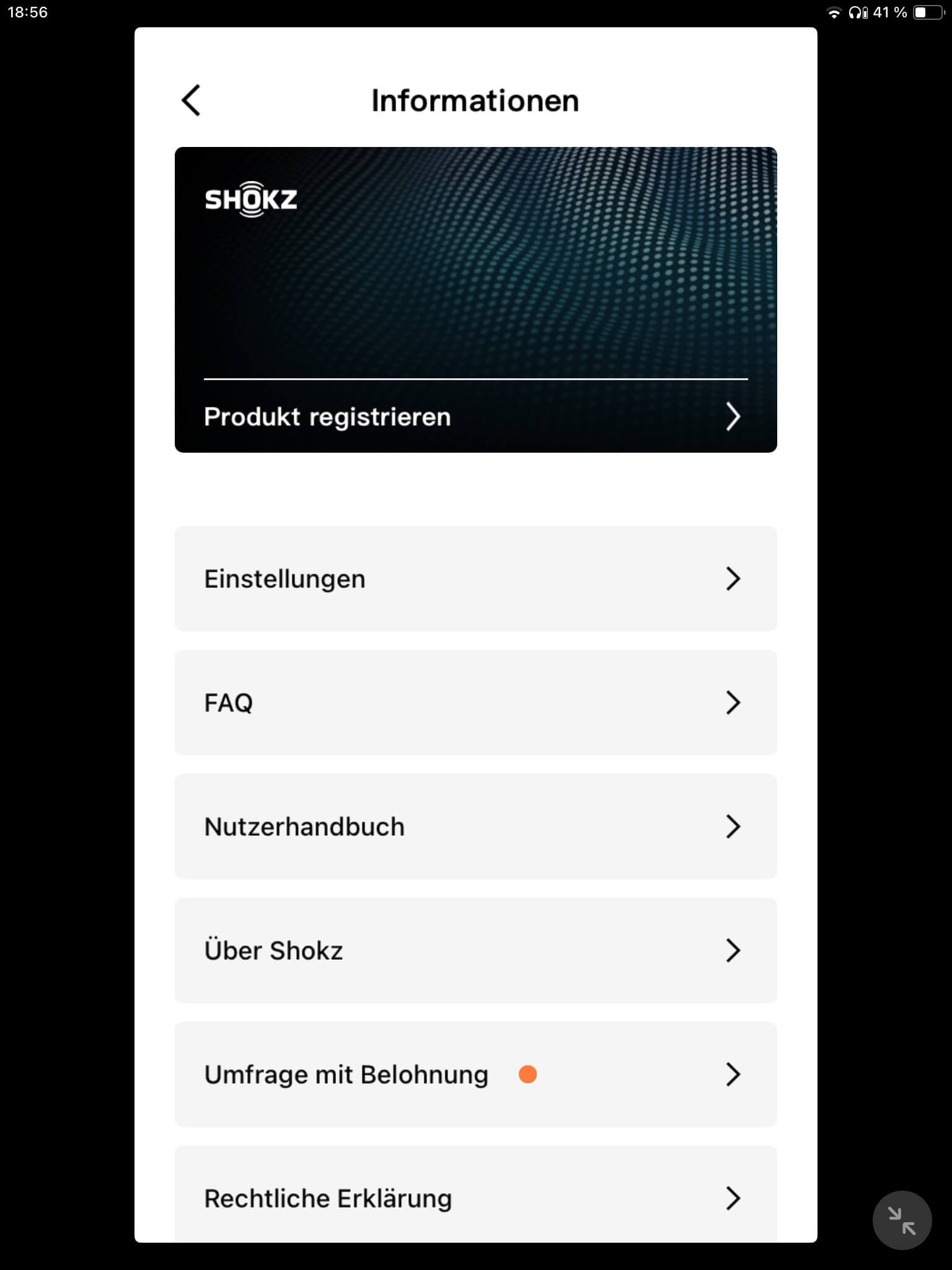 Infos_Shokz App