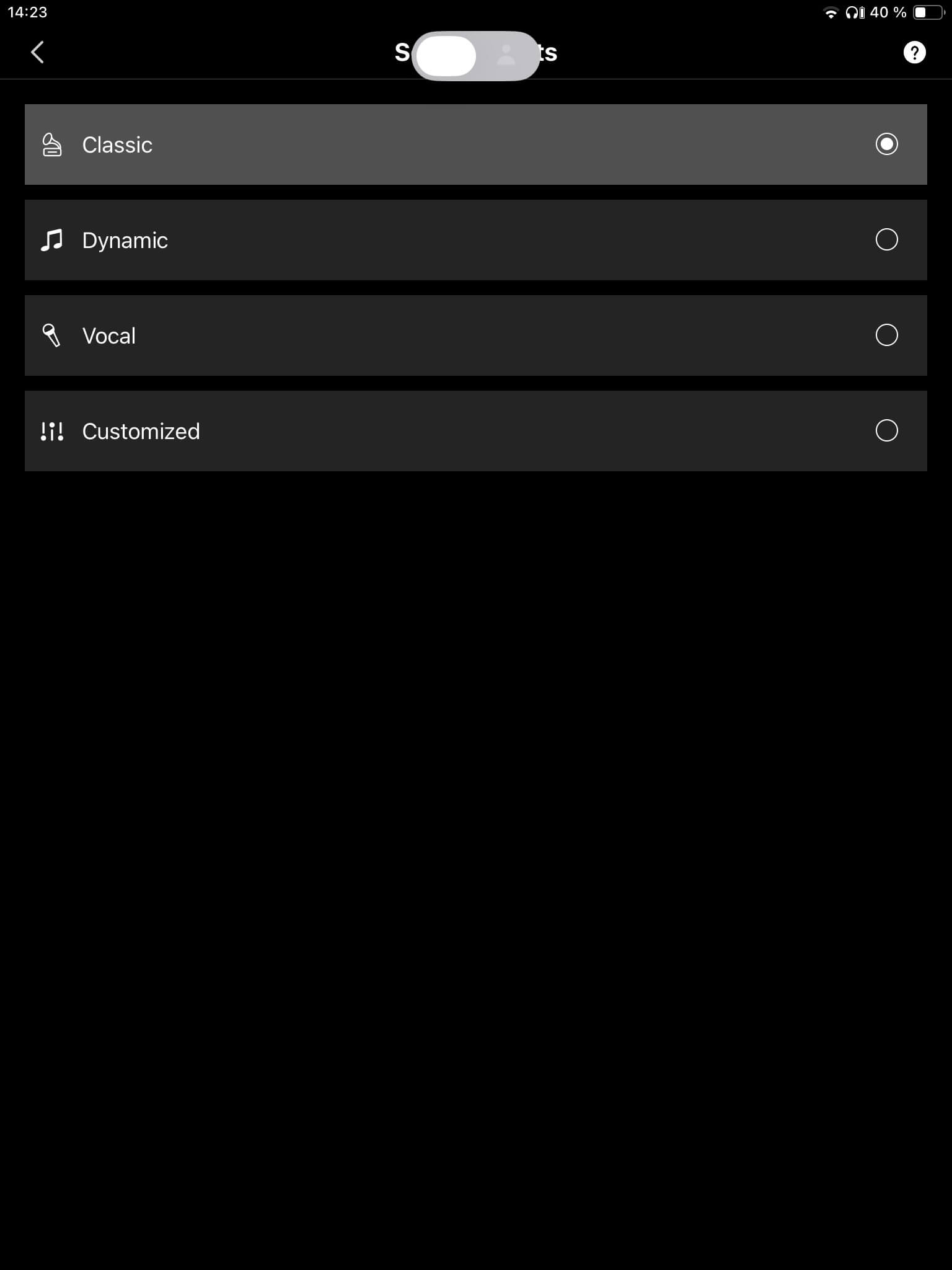Klangregelung I_Edifier ConneX App