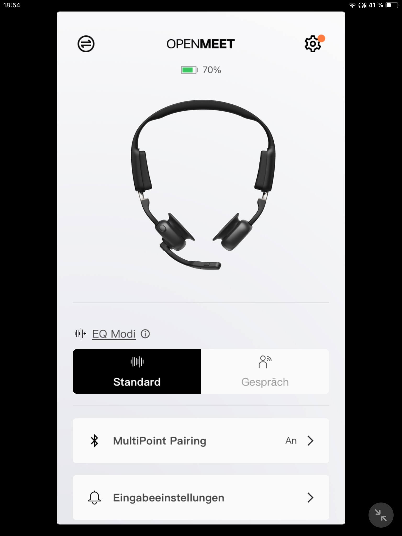Startseite I_Shokz App