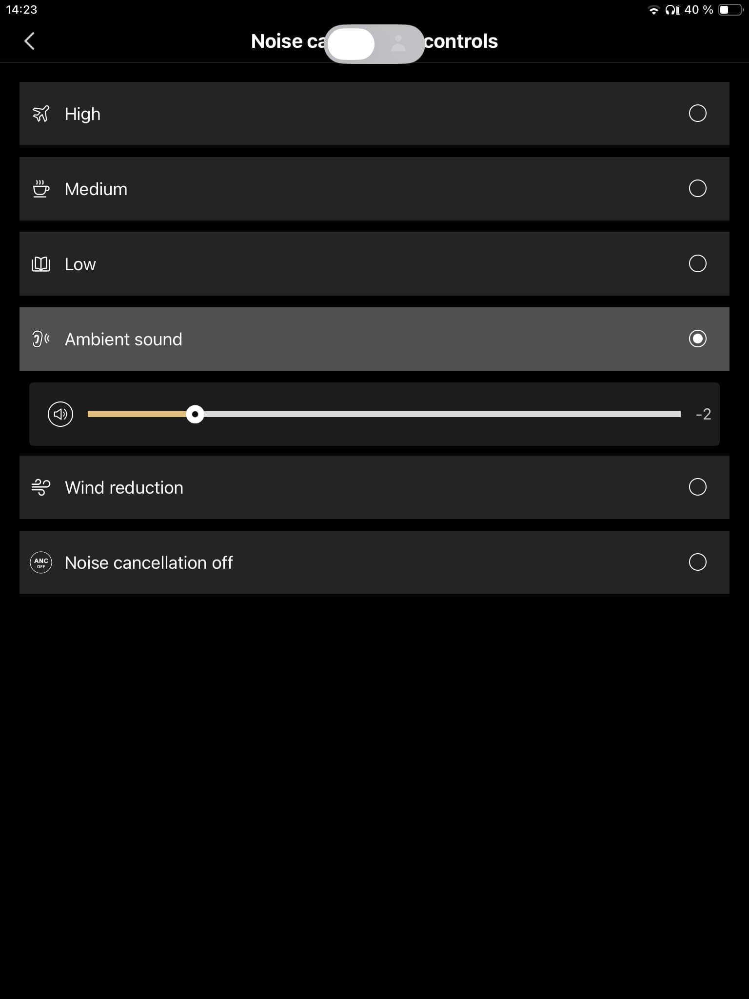 Umgebungsmodus_Edifier ConneX App